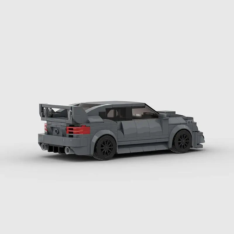 Subaru Impreza WRX STI brick model - side profile view - TheBrickTube