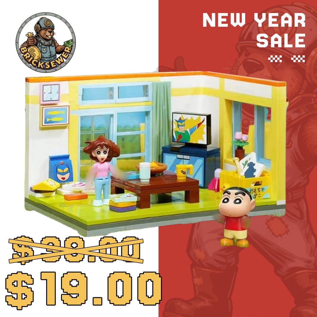 Crayon Shin-chan Movie & Game | Brick Building Set - Main Image | TheBrickTube