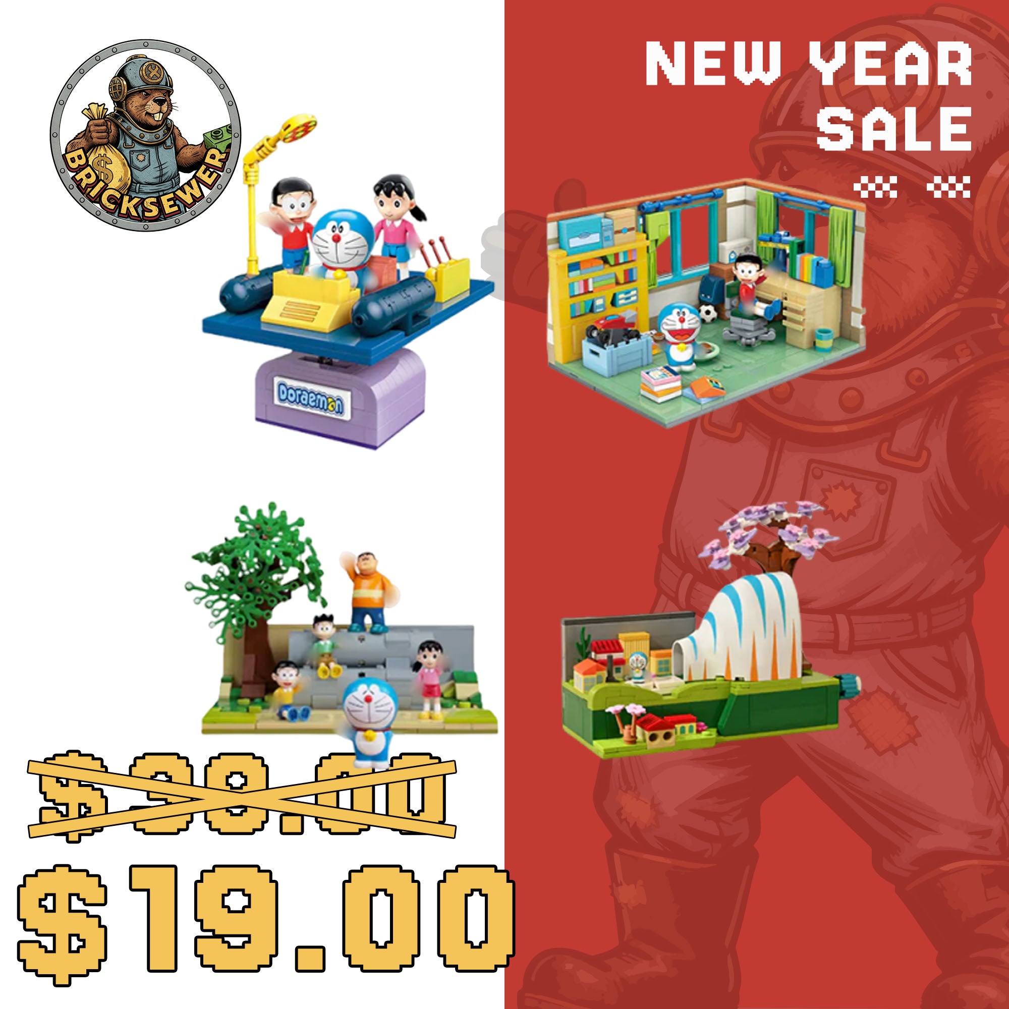 Doraemon Movie & Game | Building Blocks Set - Main Image | TheBrickTube