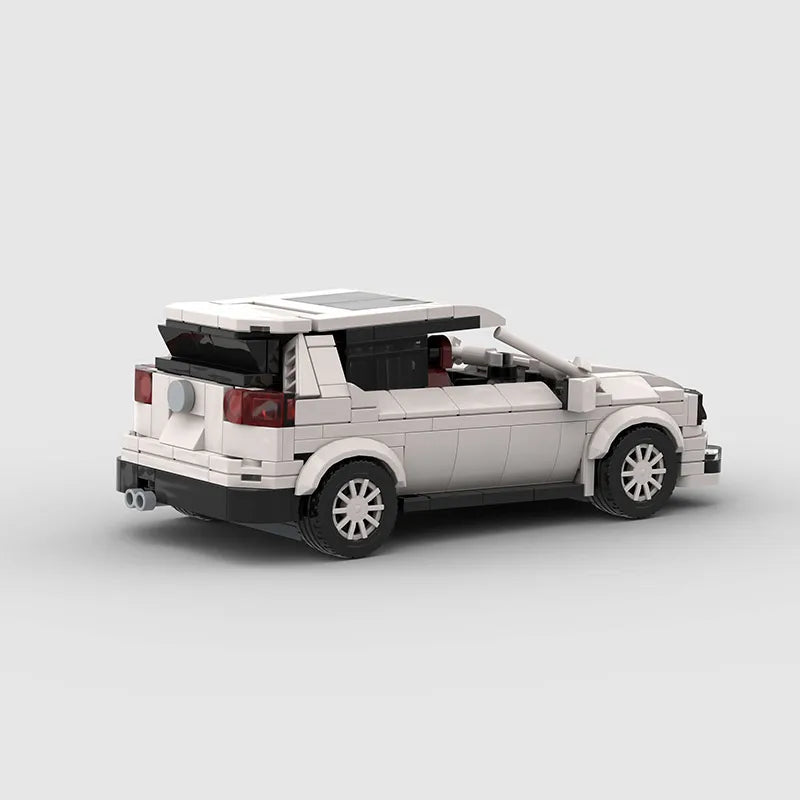 Volkswagen Golf Gti MK5 brick model - side profile view - TheBrickTube