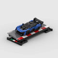 Stand brick model - front angle view - TheBrickTube
