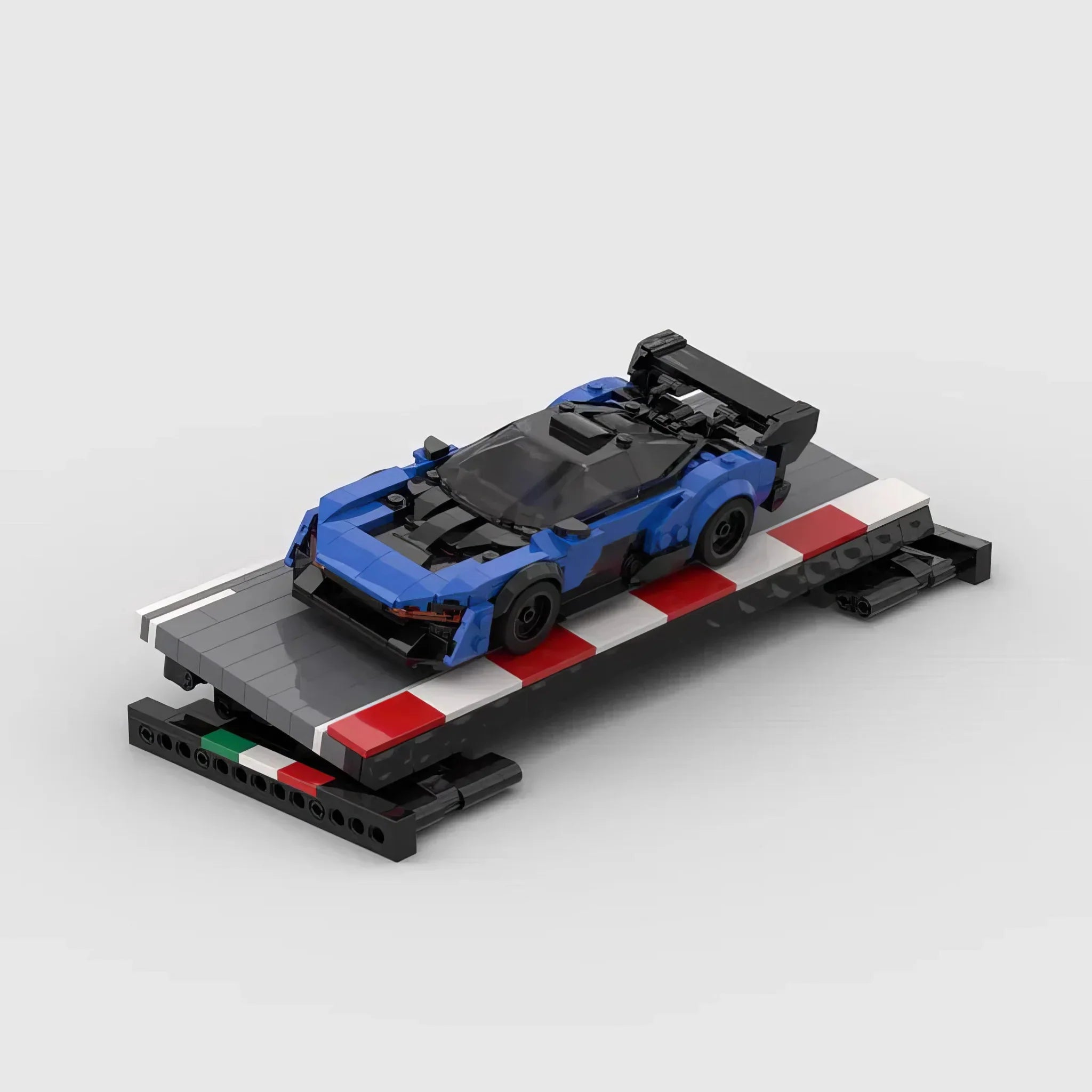 Stand brick model - front angle view - TheBrickTube