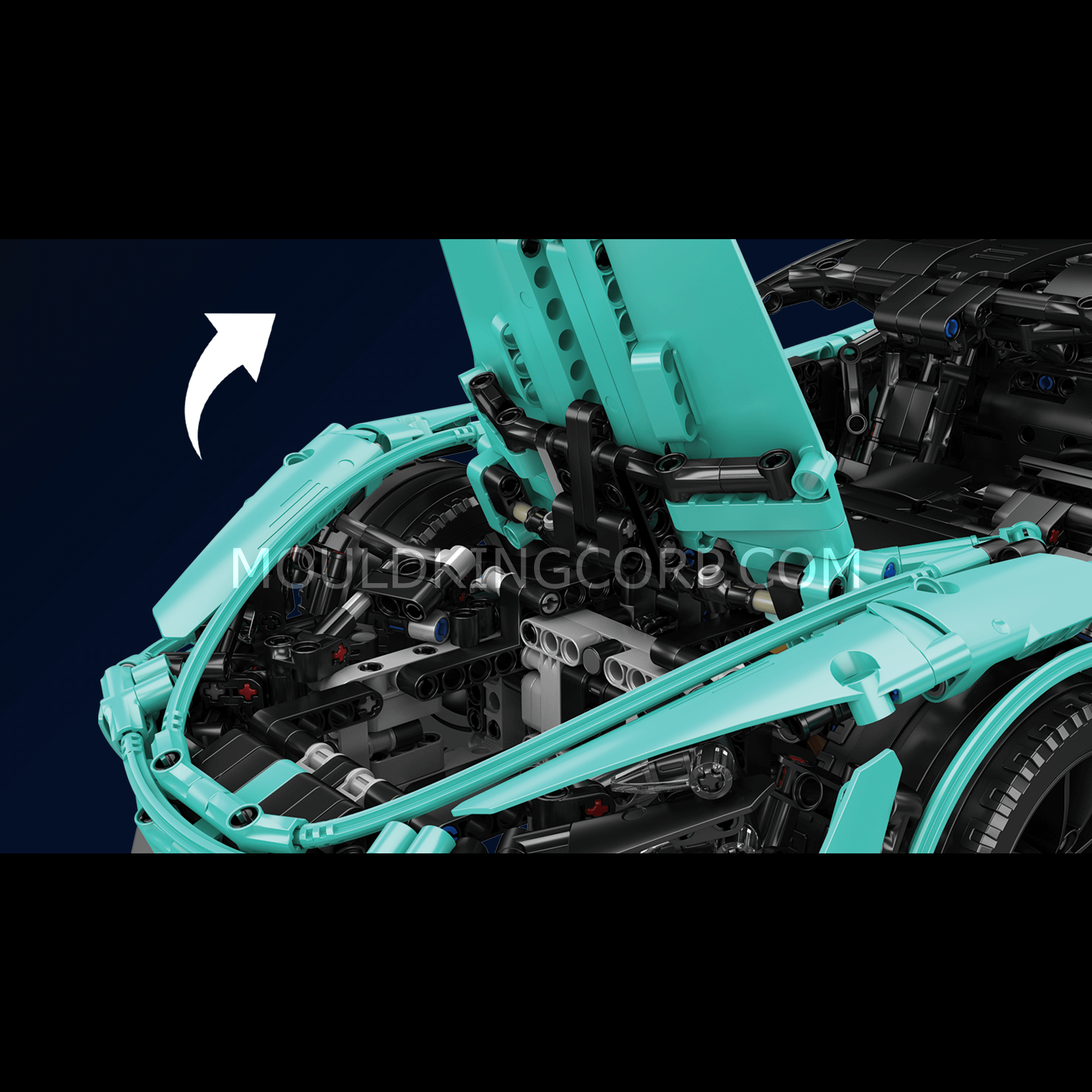 13167 720S Tiffany Sports Car Remote Controlled Building Set | 3,188 PCS - Image 2 of 6 | TheBrickTube