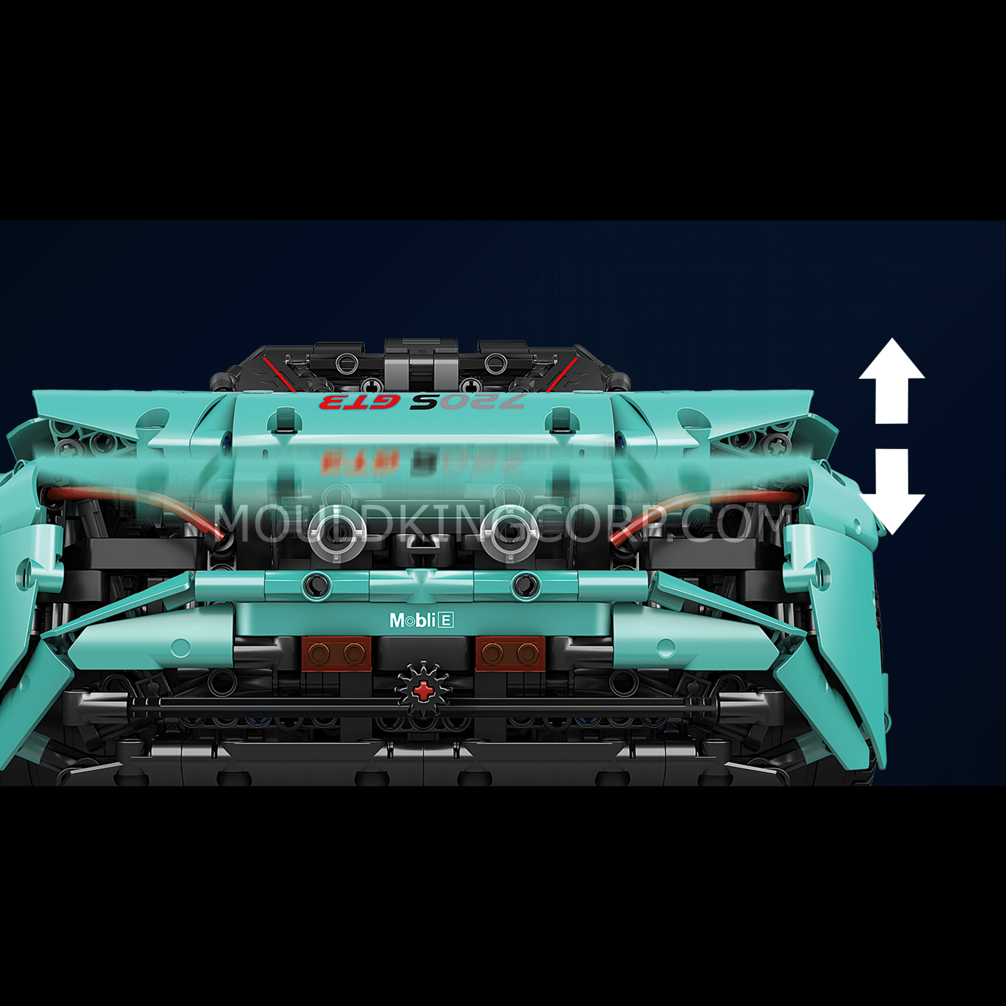 13167 720S Tiffany Sports Car Remote Controlled Building Set | 3,188 PCS - Image 5 of 6 | TheBrickTube