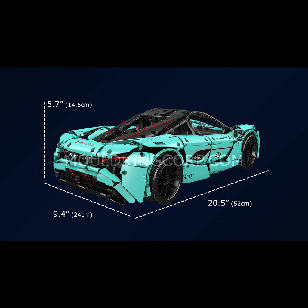 13167 720S Tiffany Sports Car Remote Controlled Building Set | 3,188 PCS - Image 6 of 6 | TheBrickTube