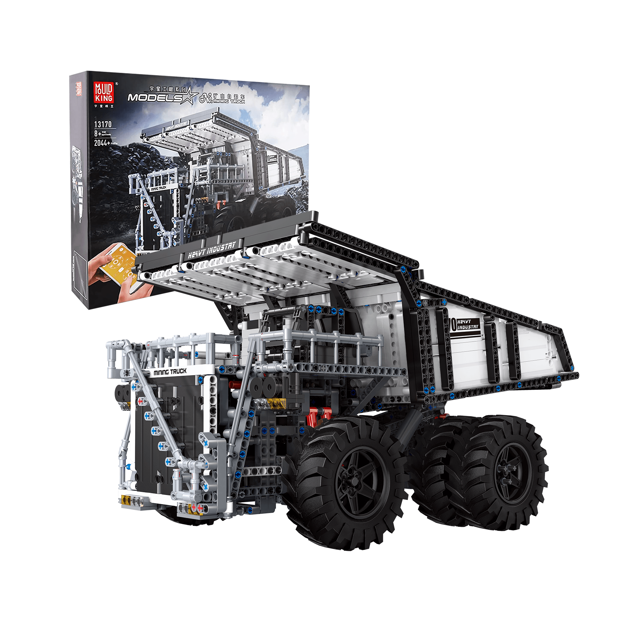 13170 RC Mining Dump Truck Building Set | 2,044 PCS - Main Image | TheBrickTube