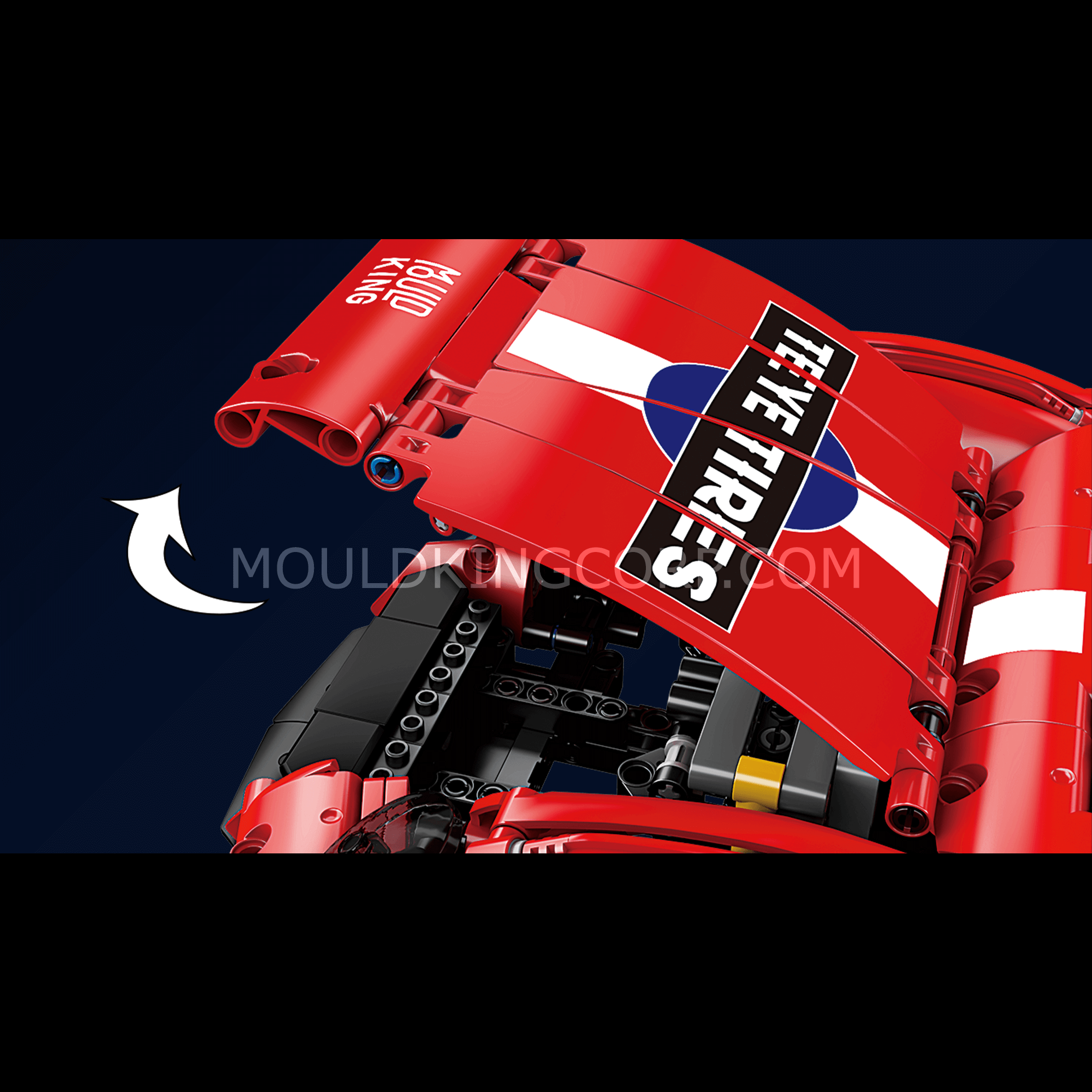 13176 NO. 911 Supercar Remote Controlled Model Building Set | 1,538 PCS - Image 2 of 6 | TheBrickTube