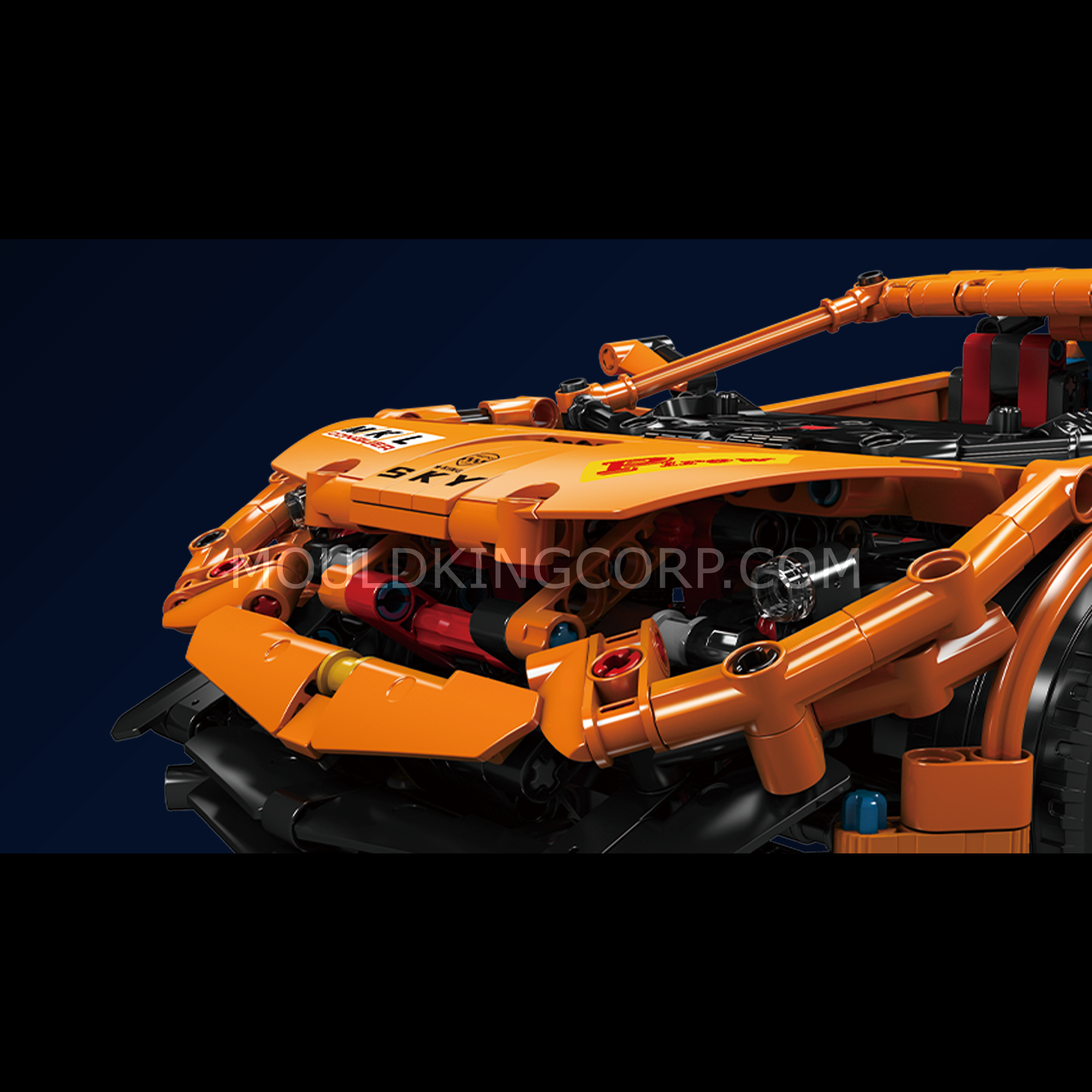 13177 Italian Bull SVJ Remote Controlled Car Building Set | 1,608 PCS - Image 3 of 6 | TheBrickTube