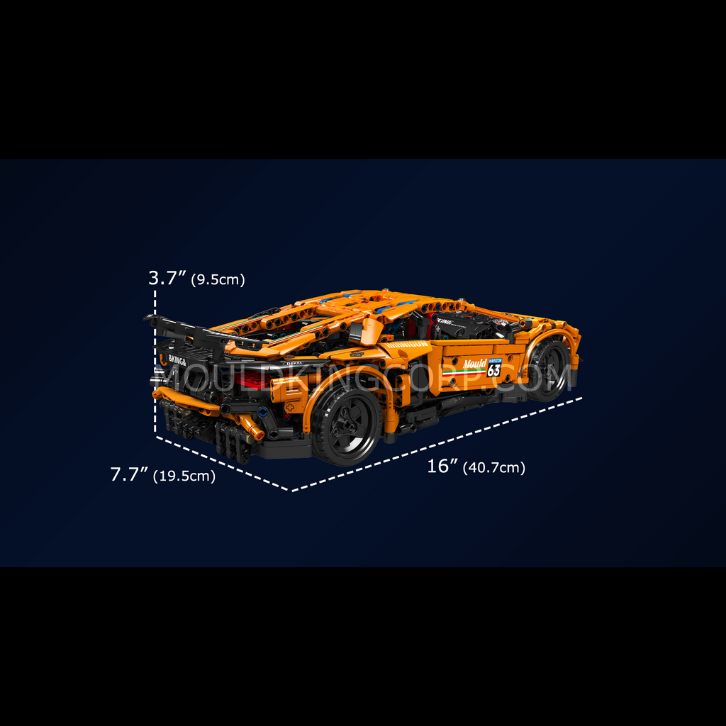 13177 Italian Bull SVJ Remote Controlled Car Building Set | 1,608 PCS - Image 6 of 6 | TheBrickTube
