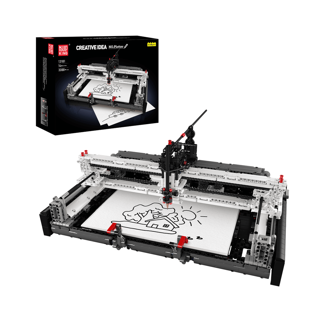 13181 Electric Pen Plotter Building Set | 3,088 PCS - Main Image | TheBrickTube