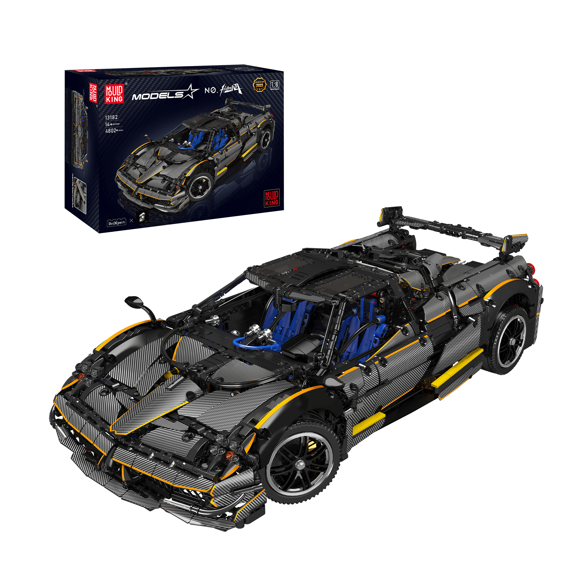 13182 Huayra Hyper Car Model Building Set | 4,802 PCS - Main Image | TheBrickTube