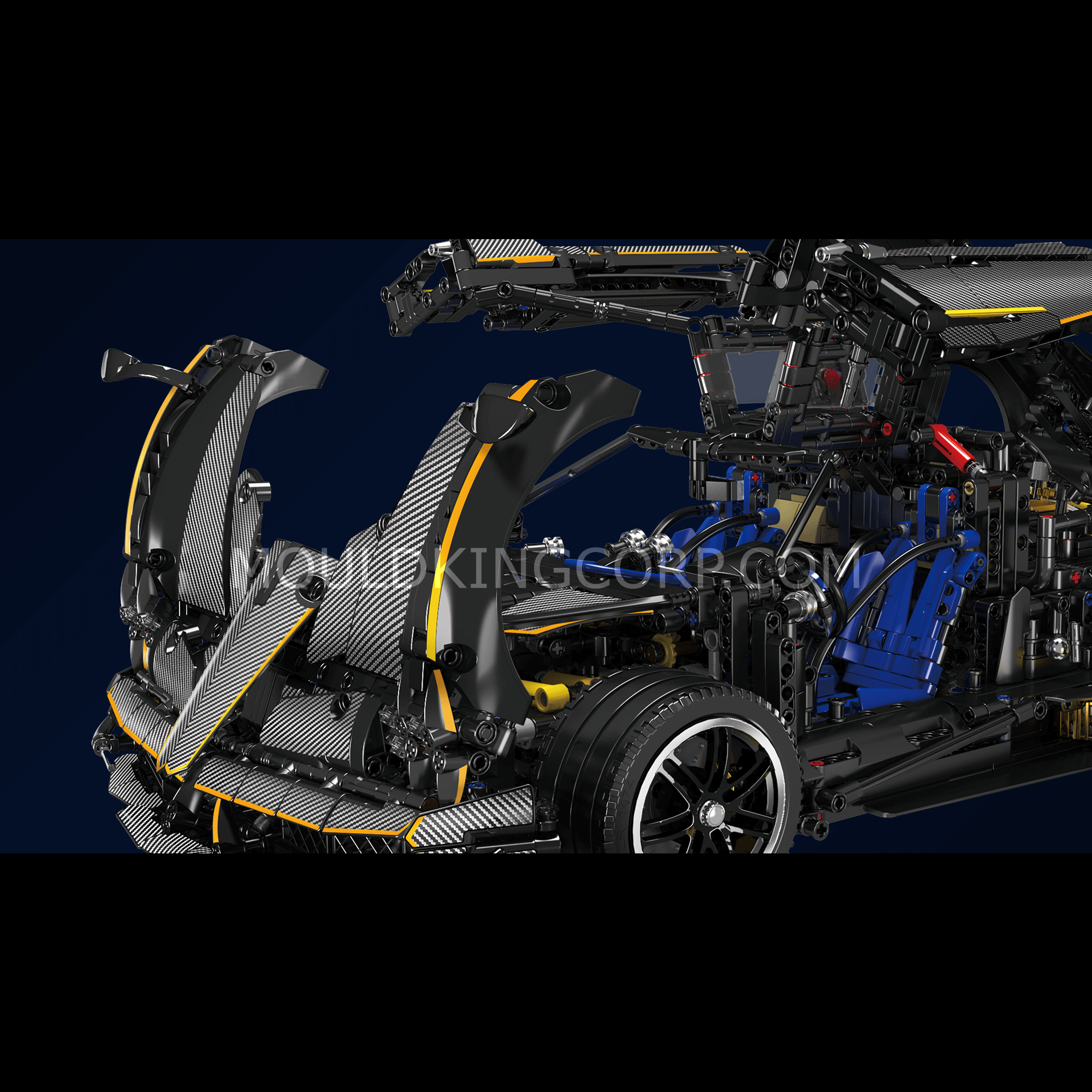 13182 Huayra Hyper Car Model Building Set | 4,802 PCS - Image 6 of 7 | TheBrickTube