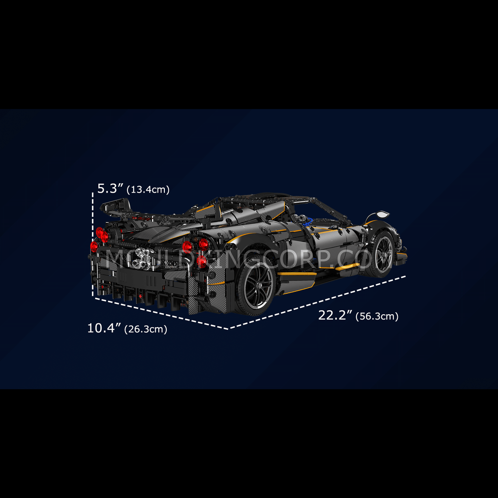 13182 Huayra Hyper Car Model Building Set | 4,802 PCS - Image 7 of 7 | TheBrickTube