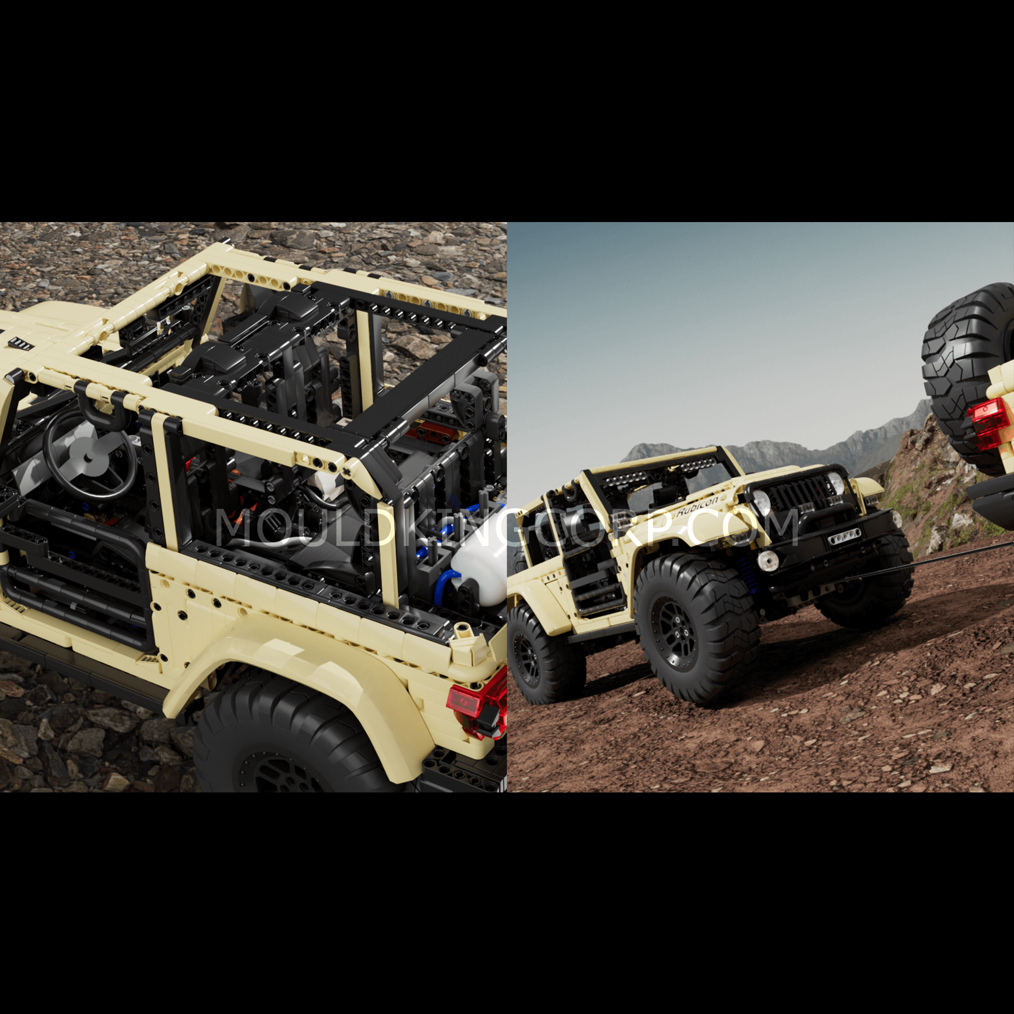 13184 Remote Controlled Off-Road Wrangler Building Set | 3,621 PCS - Image 4 of 7 | TheBrickTube