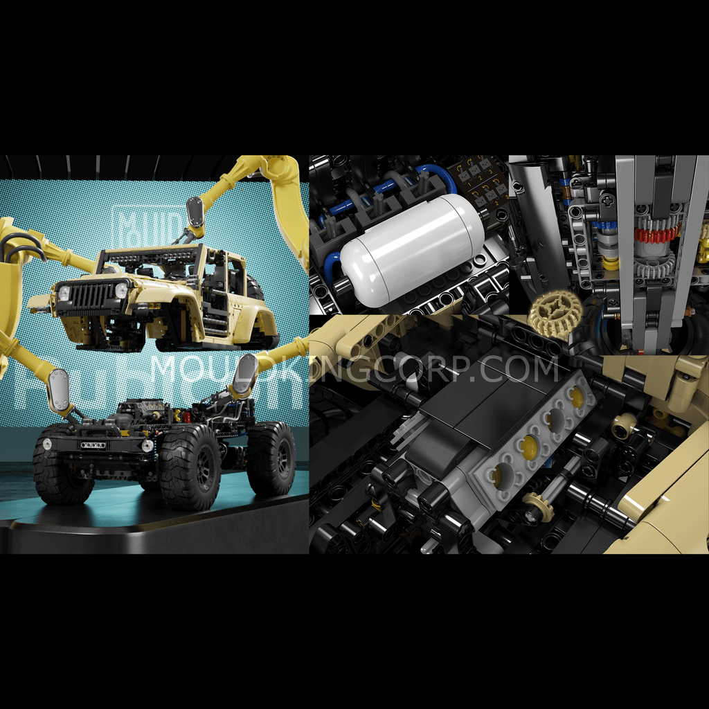 13184 Remote Controlled Off-Road Wrangler Building Set | 3,621 PCS - Image 5 of 7 | TheBrickTube