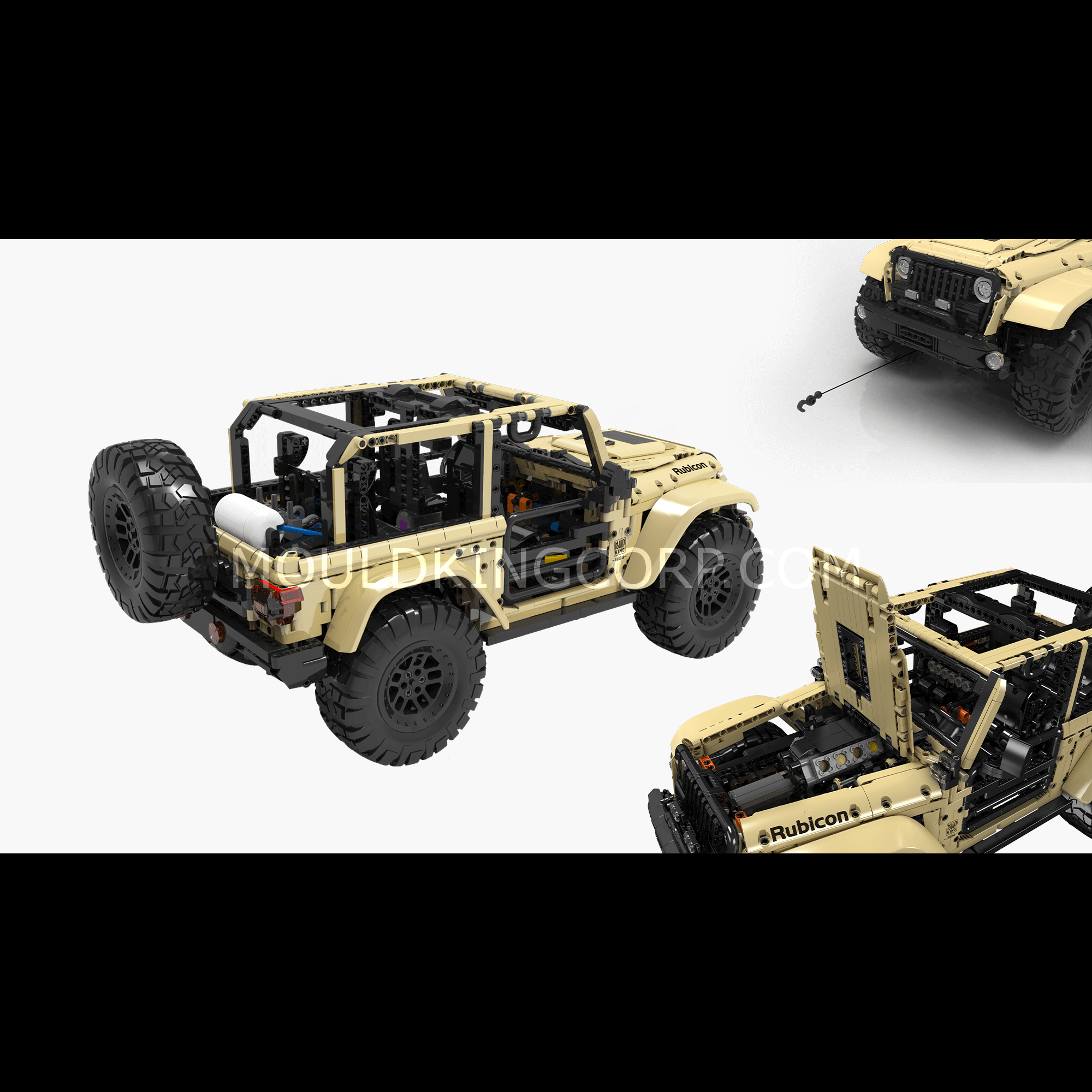 13184 Remote Controlled Off-Road Wrangler Building Set | 3,621 PCS - Image 6 of 7 | TheBrickTube