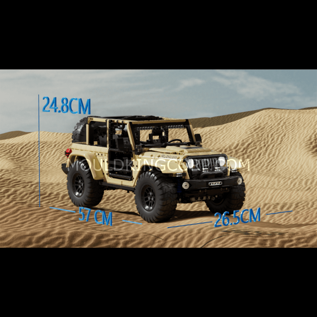 13184 Remote Controlled Off-Road Wrangler Building Set | 3,621 PCS - Image 7 of 7 | TheBrickTube
