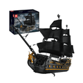 13186 Black Pirate Ship Building Model Set | 4,794 PCS | Ship Building Blocks - Main Image | TheBrickTube