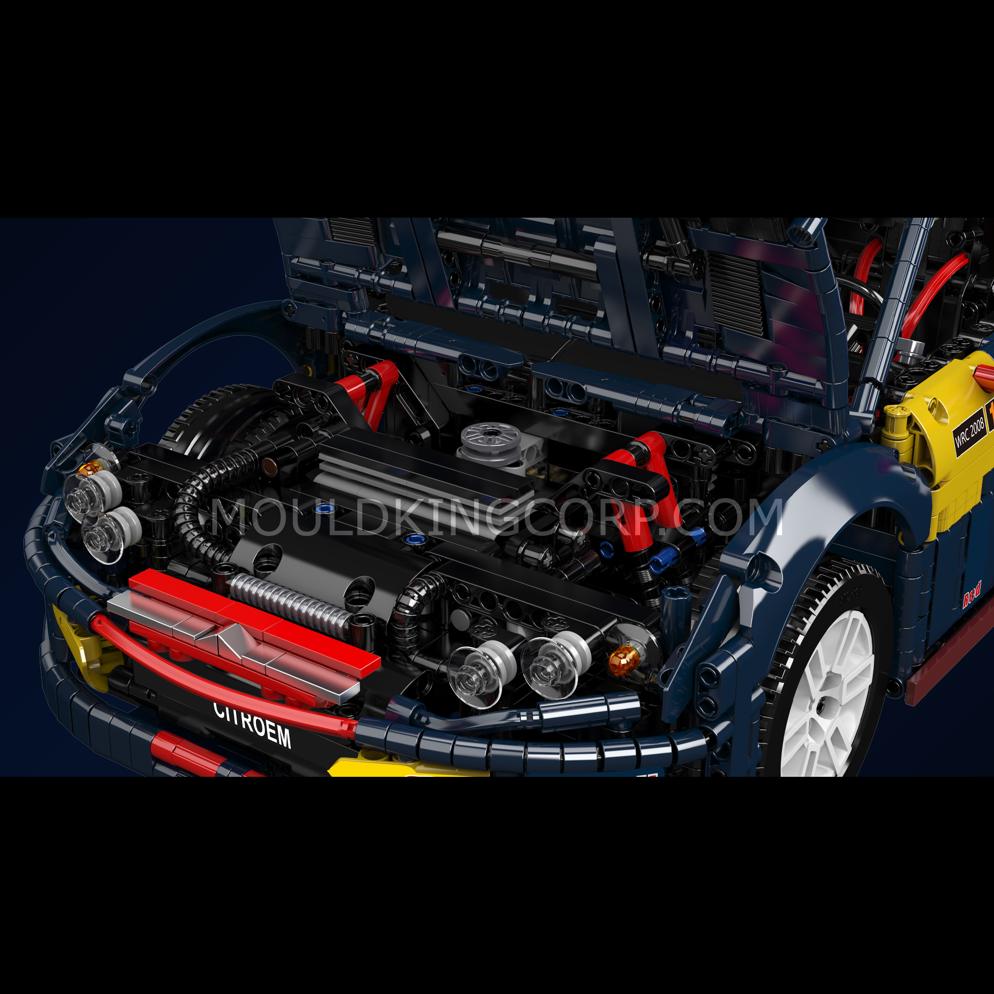 13187 Ultimate French C4 Rally Car Model Building Set | 4,606 Pcs - Image 4 of 6 | TheBrickTube