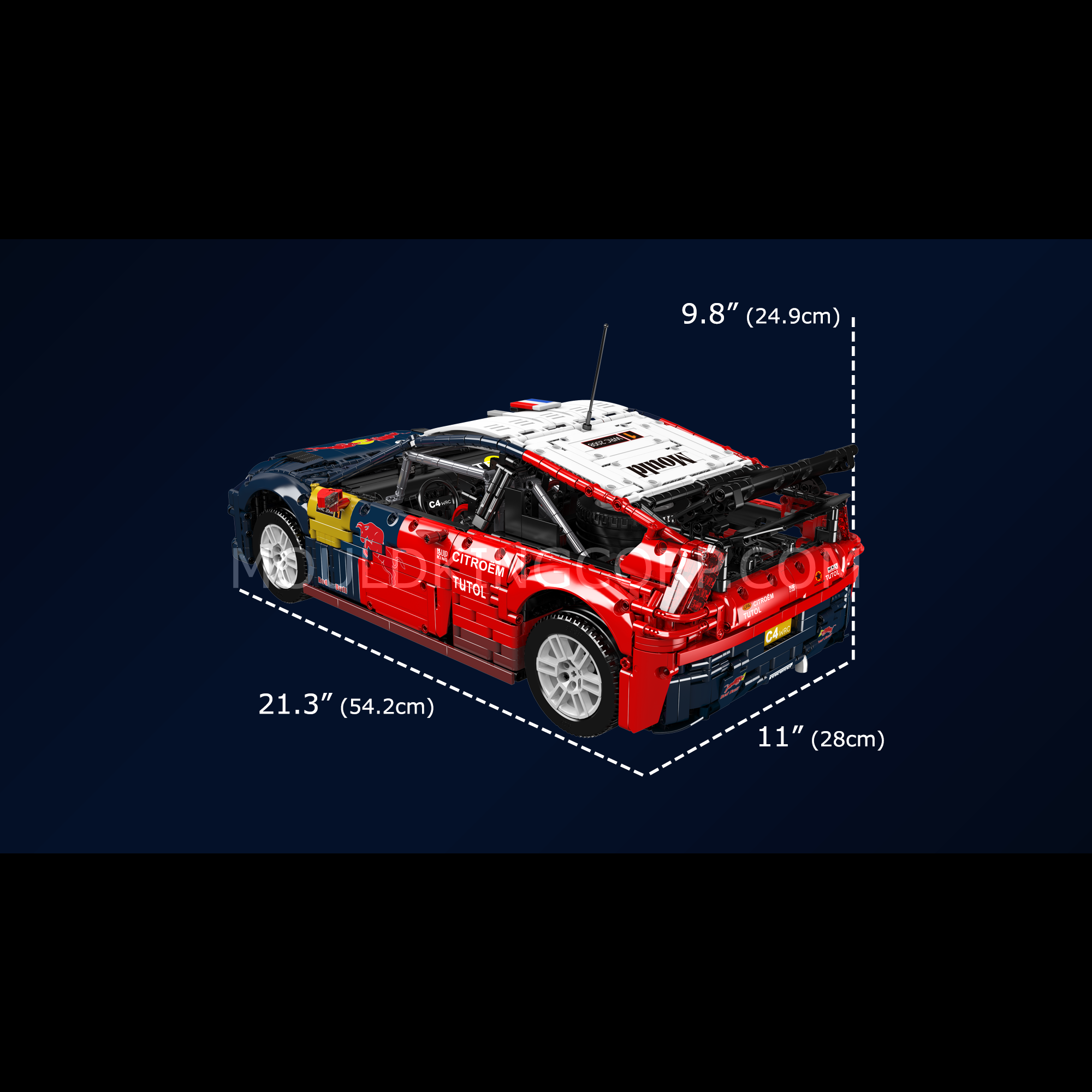 13187 Ultimate French C4 Rally Car Model Building Set | 4,606 Pcs - Image 6 of 6 | TheBrickTube