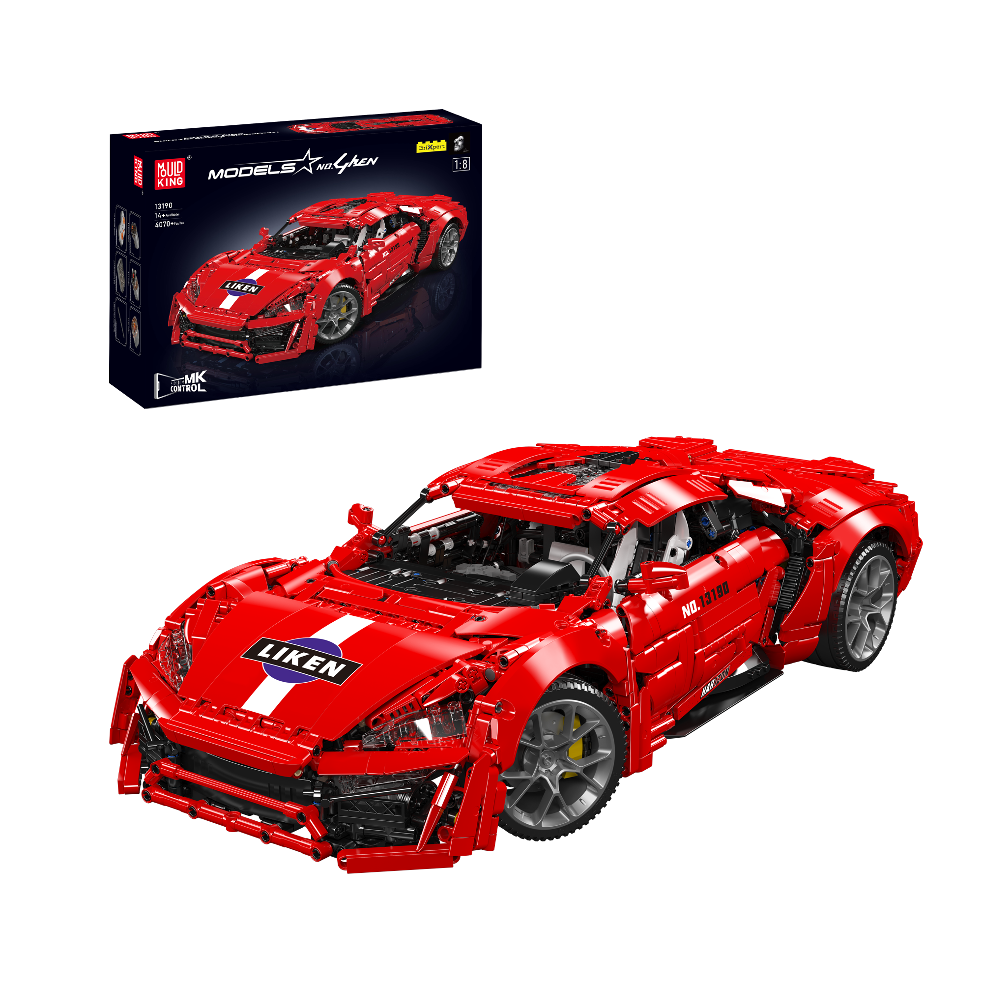 13190 Lykan Remote Controlled Hypersport Car Building Set | 4,070 Pcs - Main Image | TheBrickTube