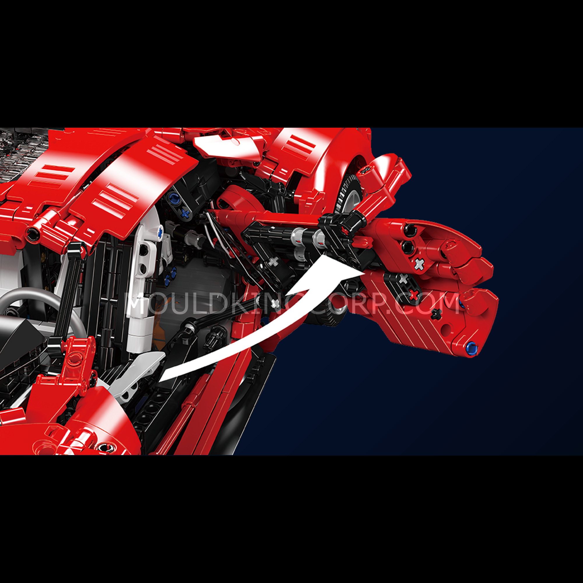 13190 Lykan Remote Controlled Hypersport Car Building Set | 4,070 Pcs - Image 2 of 6 | TheBrickTube