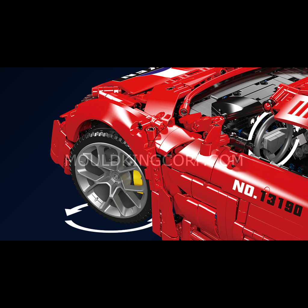 13190 Lykan Remote Controlled Hypersport Car Building Set | 4,070 Pcs - Image 4 of 6 | TheBrickTube
