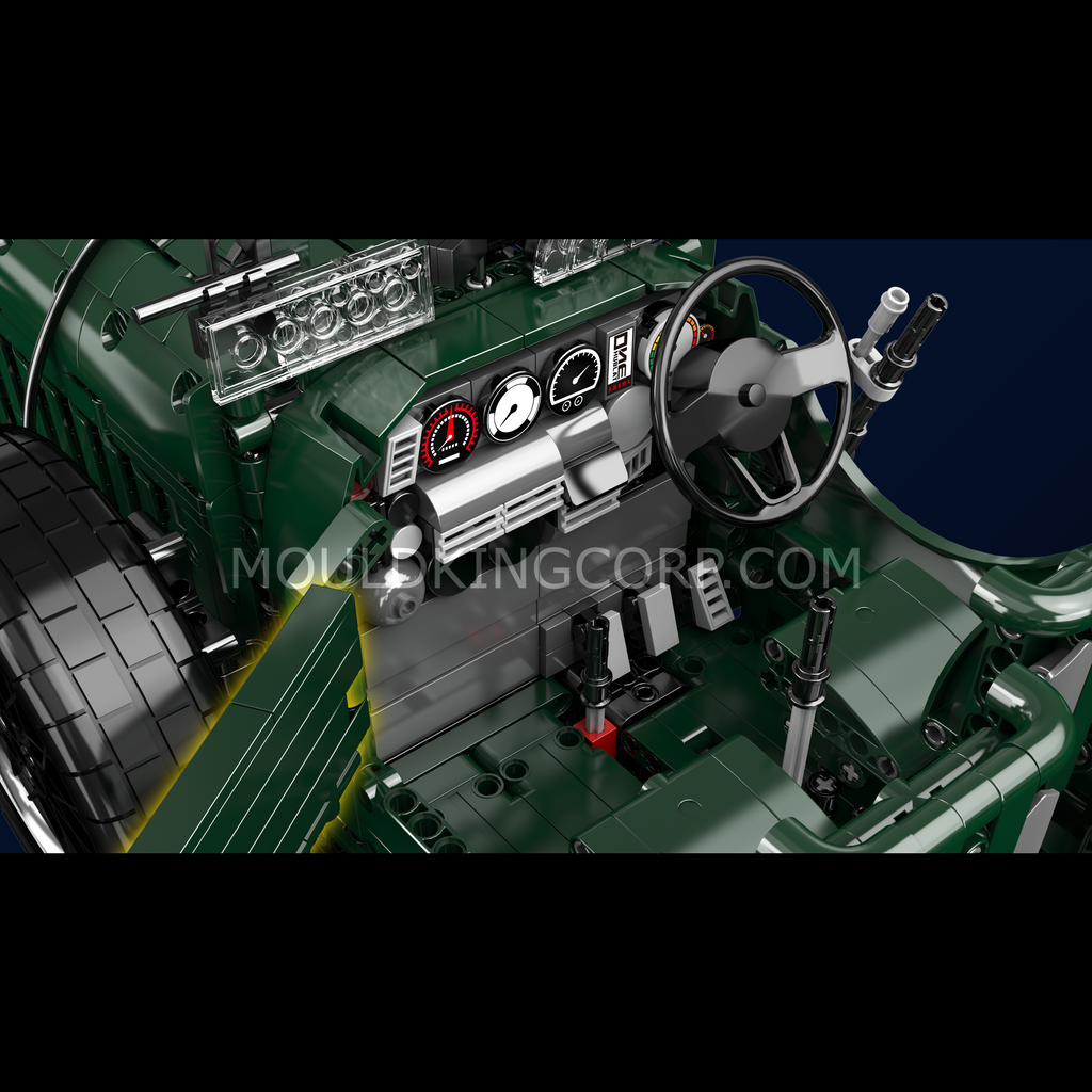 13191 Remote Control 4.5-litre 1927-31 Blower Car Building Set | 3,918 Pcs - Image 2 of 6 | TheBrickTube