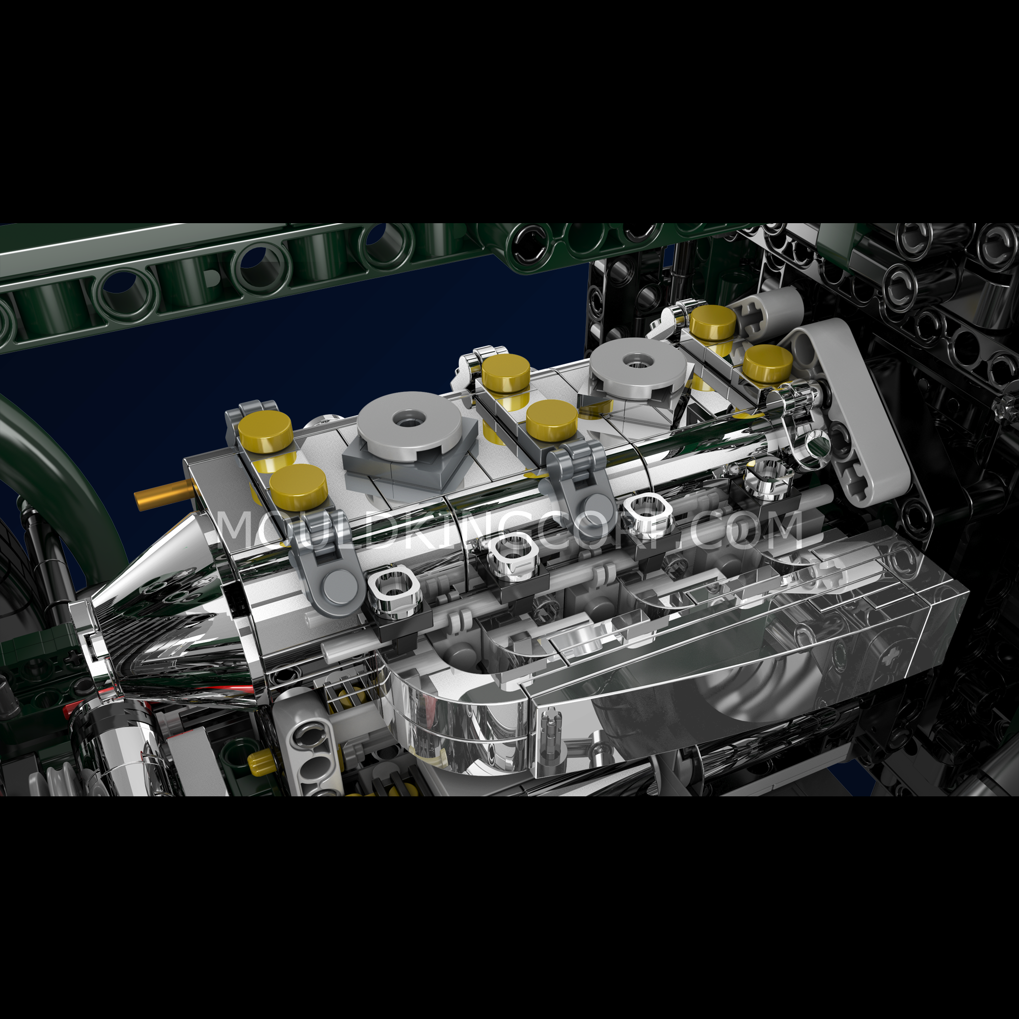 13191 Remote Control 4.5-litre 1927-31 Blower Car Building Set | 3,918 Pcs - Image 3 of 6 | TheBrickTube