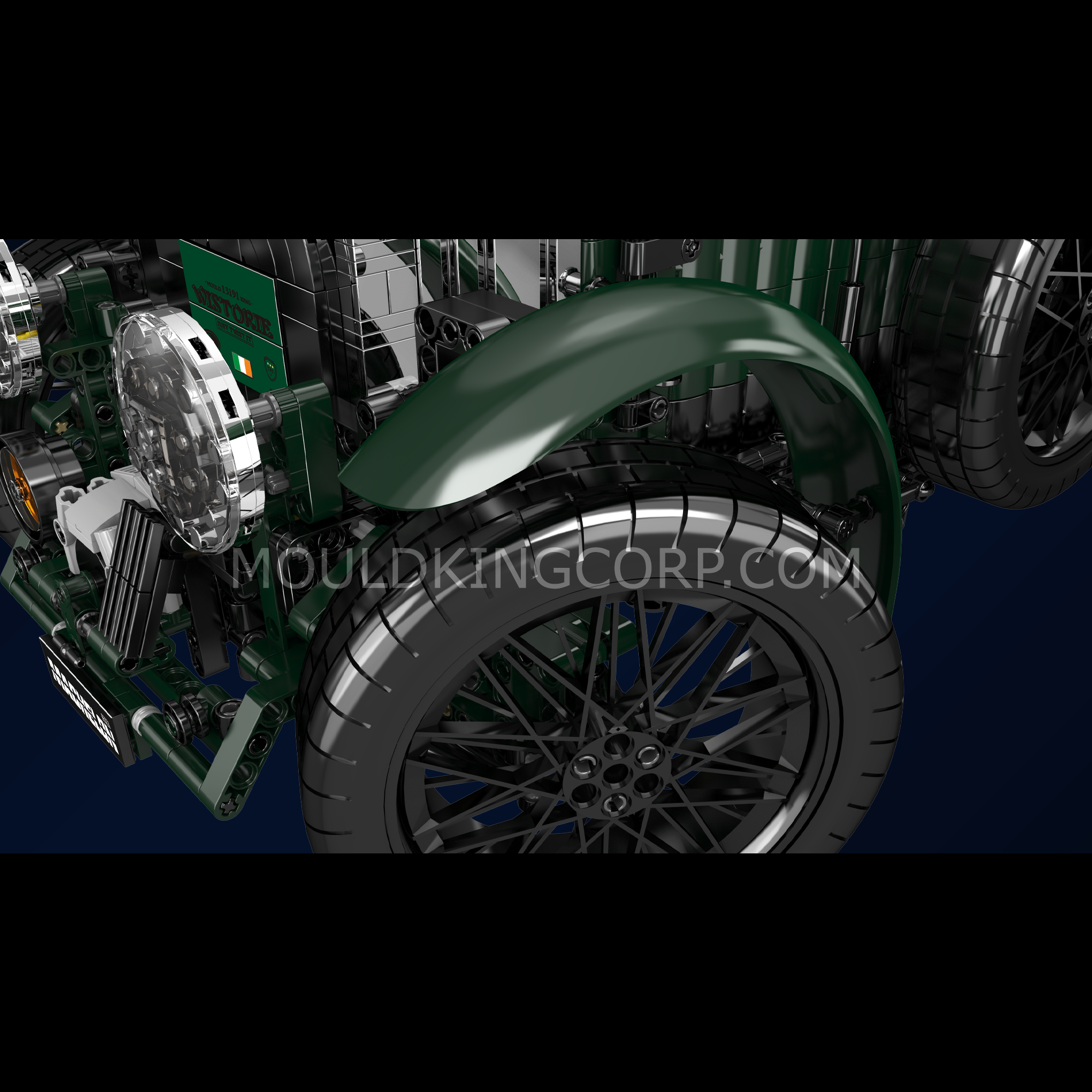 13191 Remote Control 4.5-litre 1927-31 Blower Car Building Set | 3,918 Pcs - Image 4 of 6 | TheBrickTube