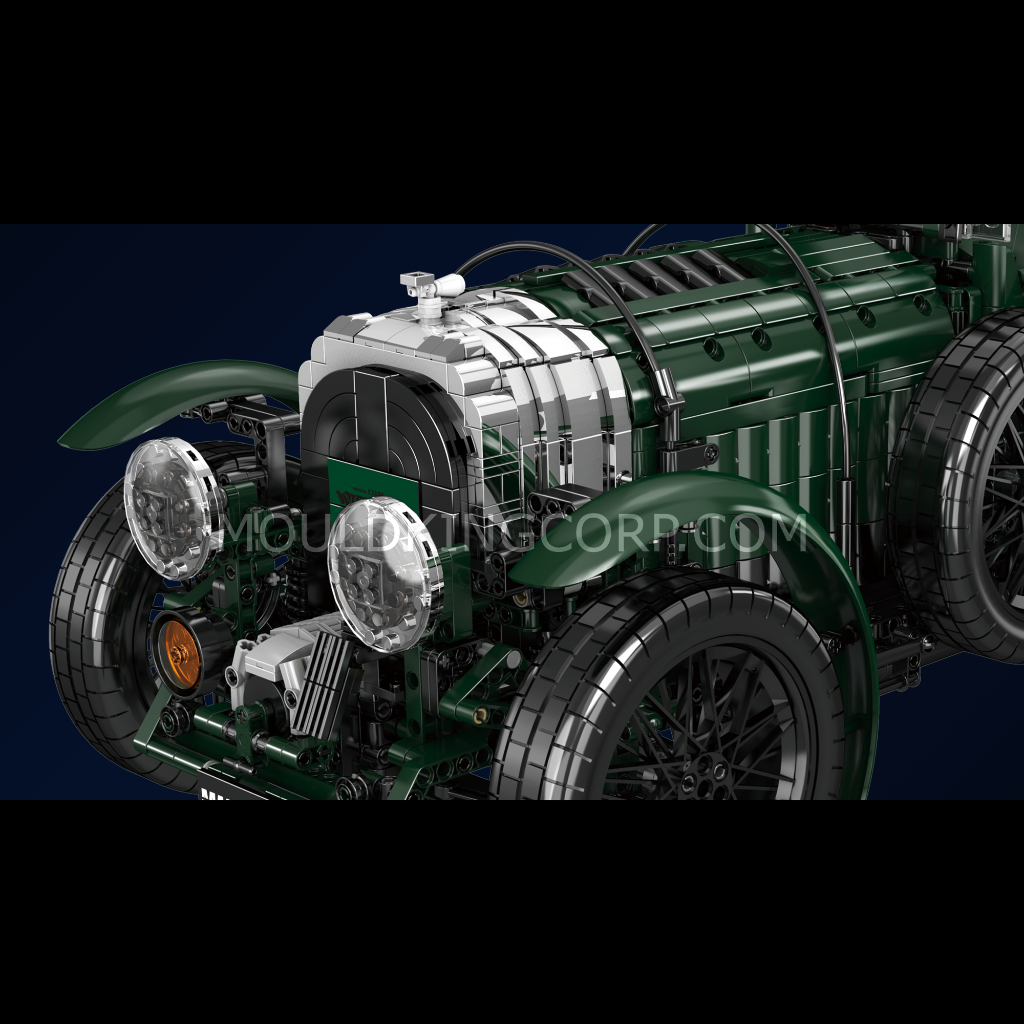 13191 Remote Control 4.5-litre 1927-31 Blower Car Building Set | 3,918 Pcs - Image 5 of 6 | TheBrickTube