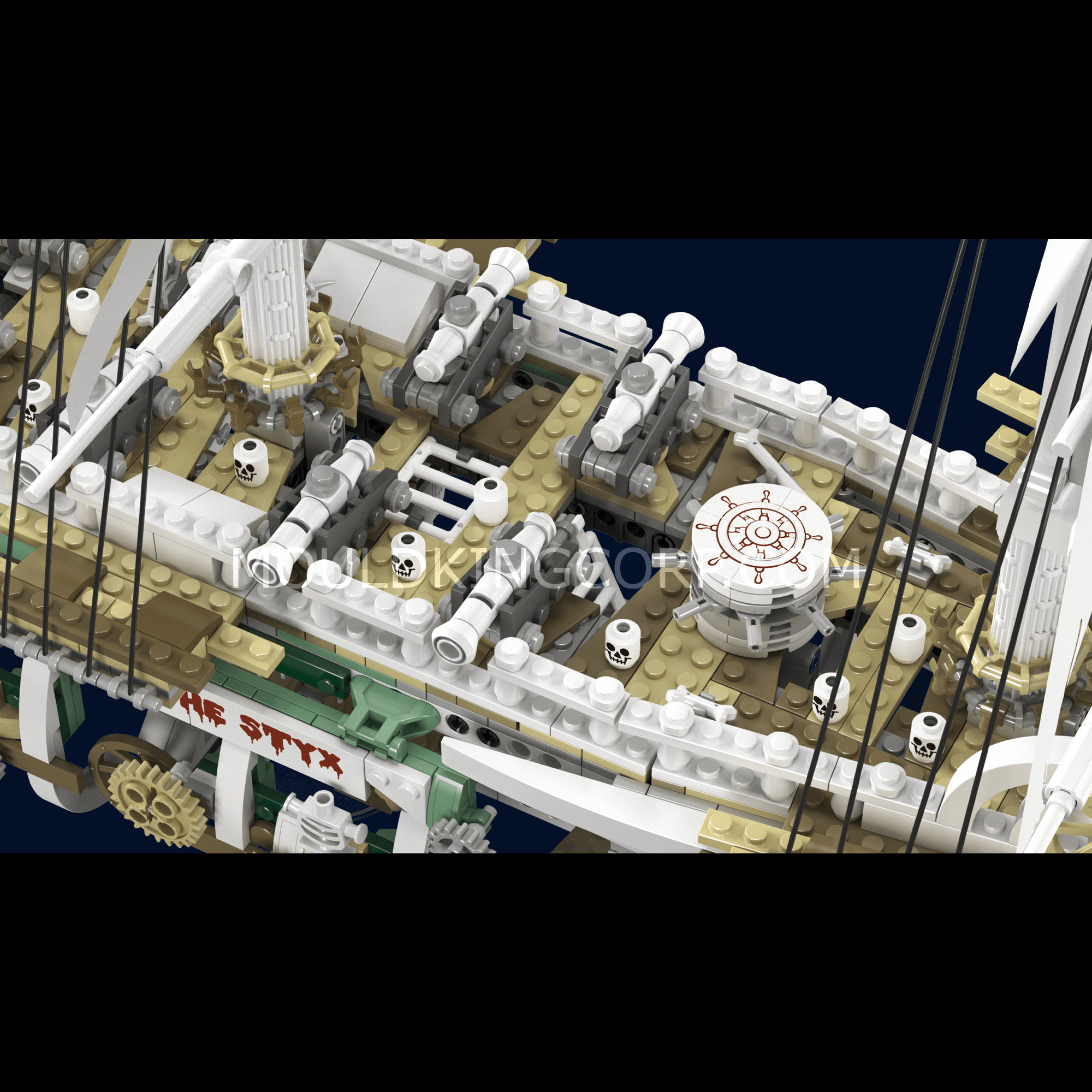 13193 Styx Pirate Ship Building Model Set | 3,769 Pcs | Ship Building Blocks - Image 3 of 7 | TheBrickTube