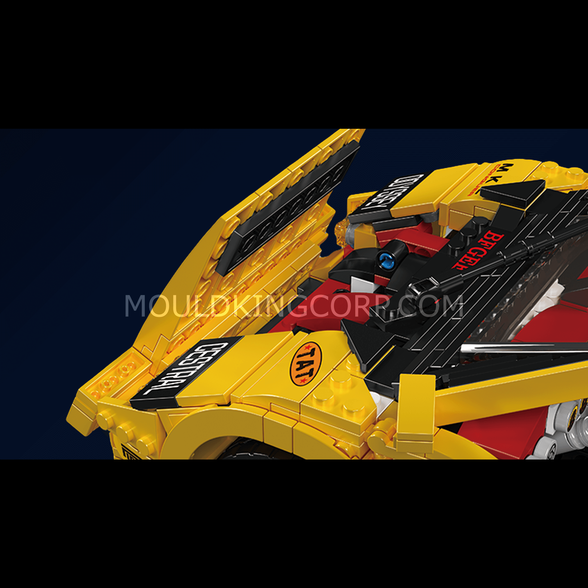 13194 Remote Controlled 80S Italian Bull Coutach | 1,384 PCS - Image 8 of 12 | TheBrickTube
