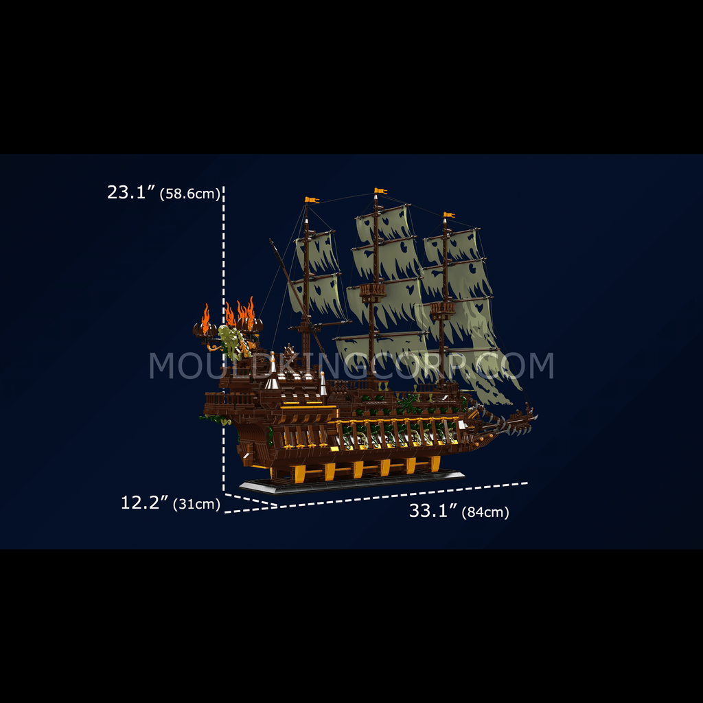 13197 The Flying Dutchman Private Ship Model Building Kit | 4,364 PCS - Image 6 of 6 | TheBrickTube