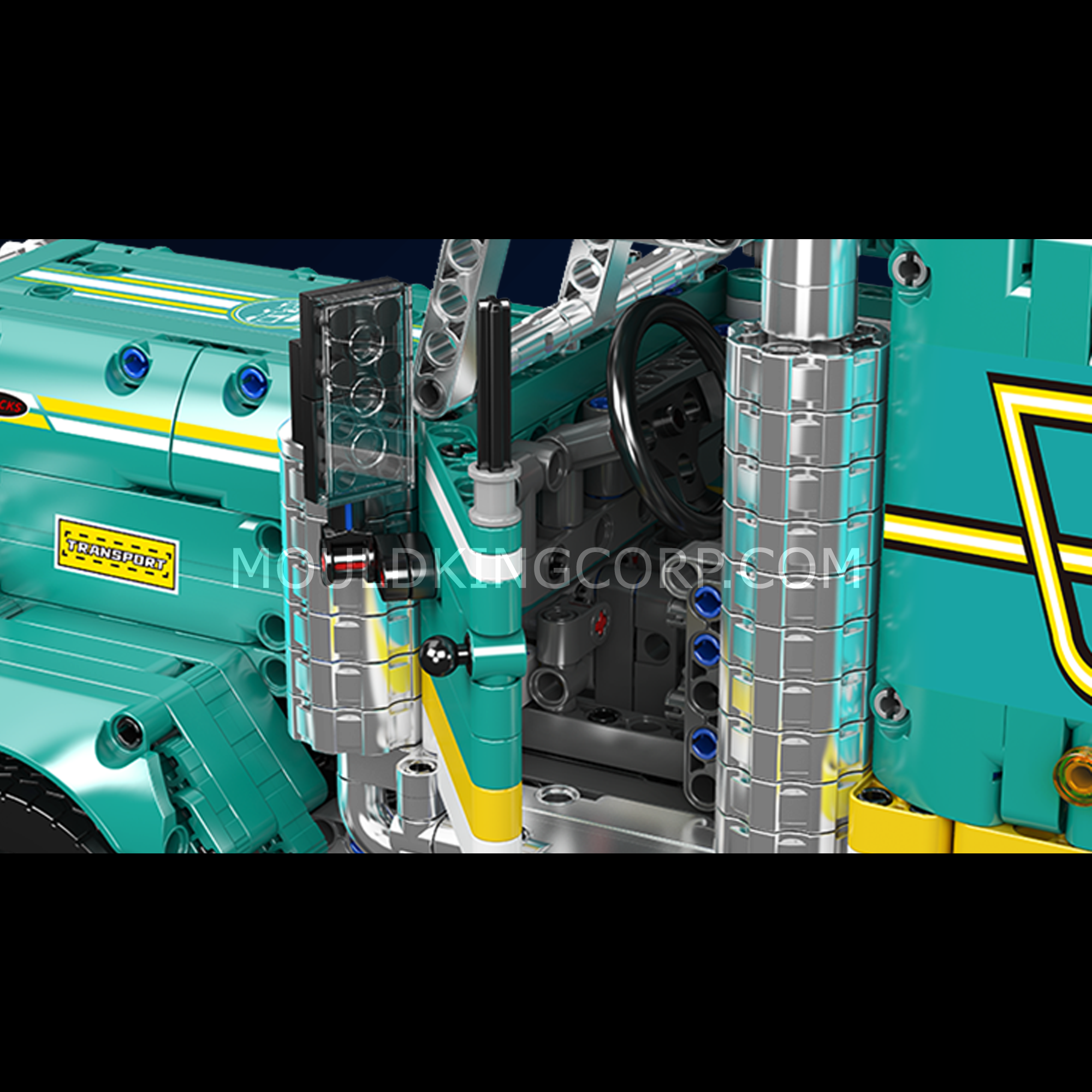 13201 Remote Controlled Peter American Truck Building Set | 2,064 Pcs - Image 2 of 6 | TheBrickTube