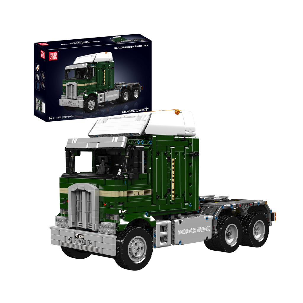 13202 1970s American Cabover Truck Building Set | 2,181 Pcs - Main Image | TheBrickTube