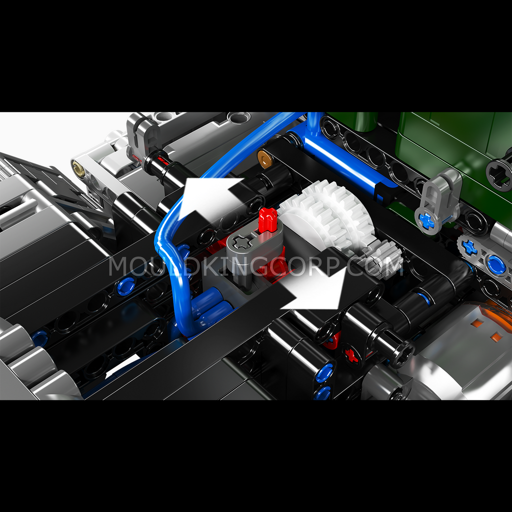 13202 1970s American Cabover Truck Building Set | 2,181 Pcs - Image 4 of 6 | TheBrickTube