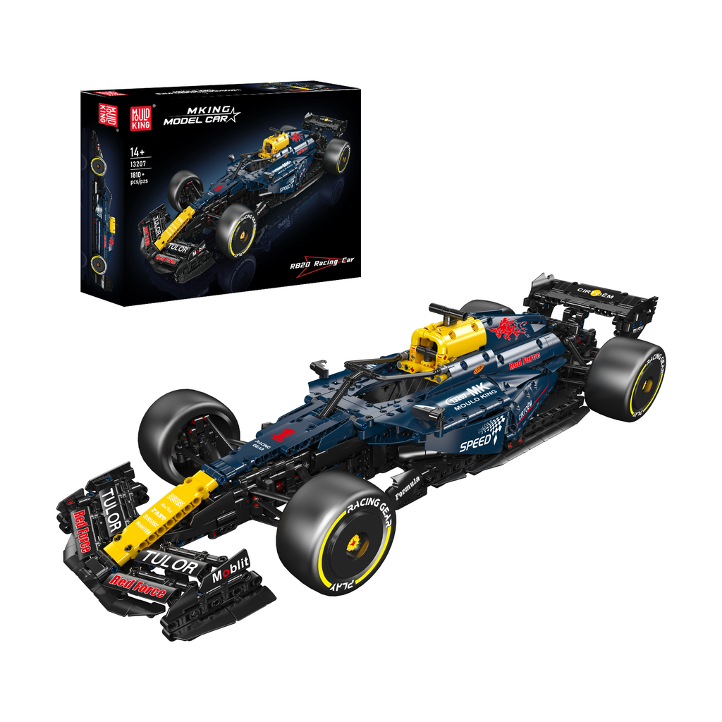 13207 1:8 Scale RB20 Racing Car Model Building Set | 1,810 Pcs - Main Image | TheBrickTube