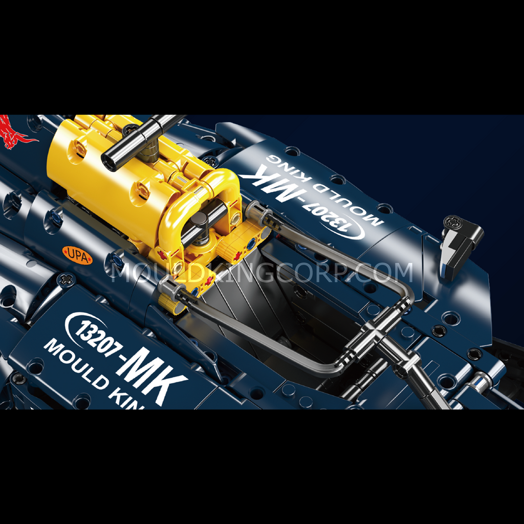 13207 1:8 Scale RB20 Racing Car Model Building Set | 1,810 Pcs - Image 3 of 6 | TheBrickTube