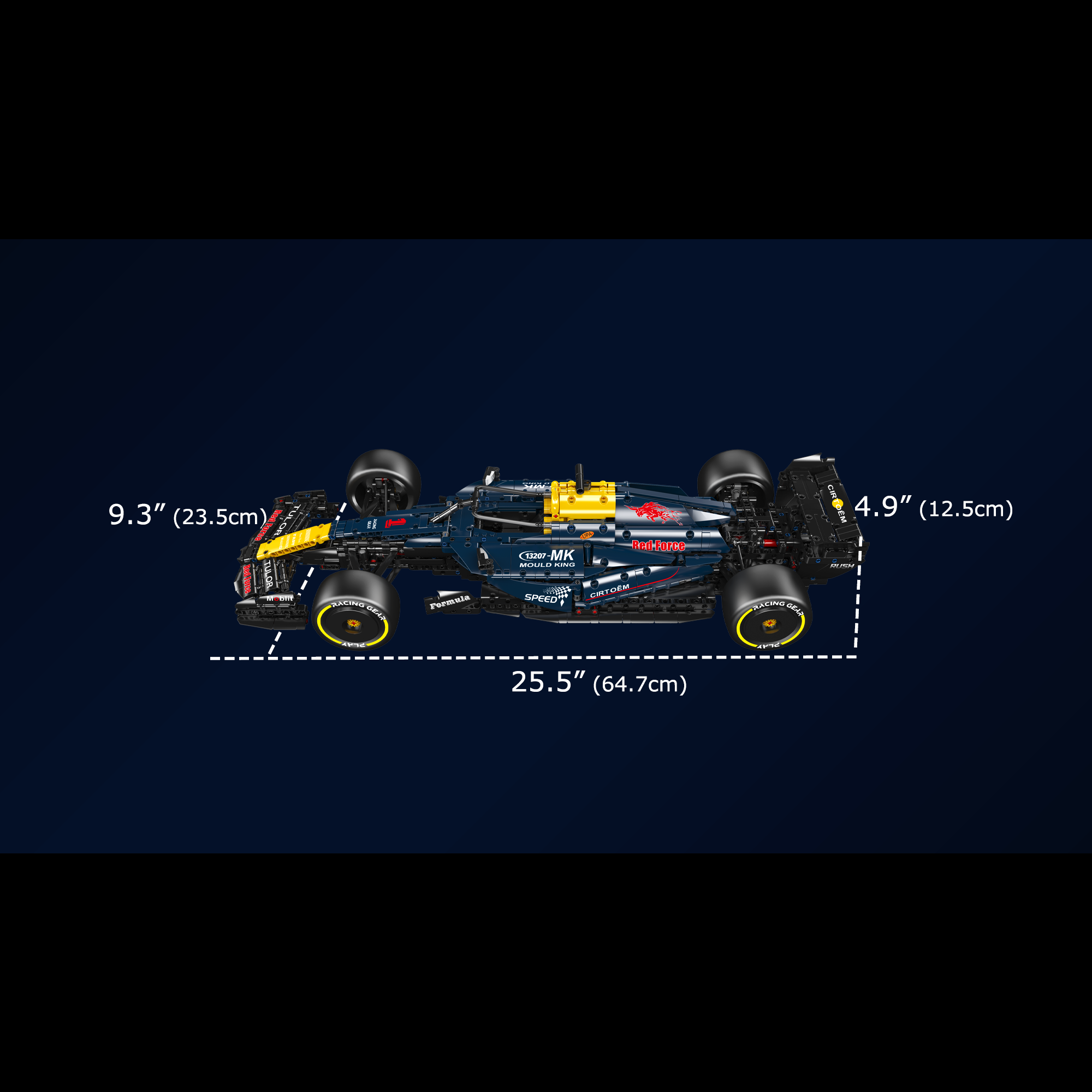 13207 1:8 Scale RB20 Racing Car Model Building Set | 1,810 Pcs - Image 6 of 6 | TheBrickTube