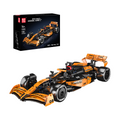 13208 1:8 Scale MCL Racing Car Model Building Set | 1,480 PCS - Main Image | TheBrickTube