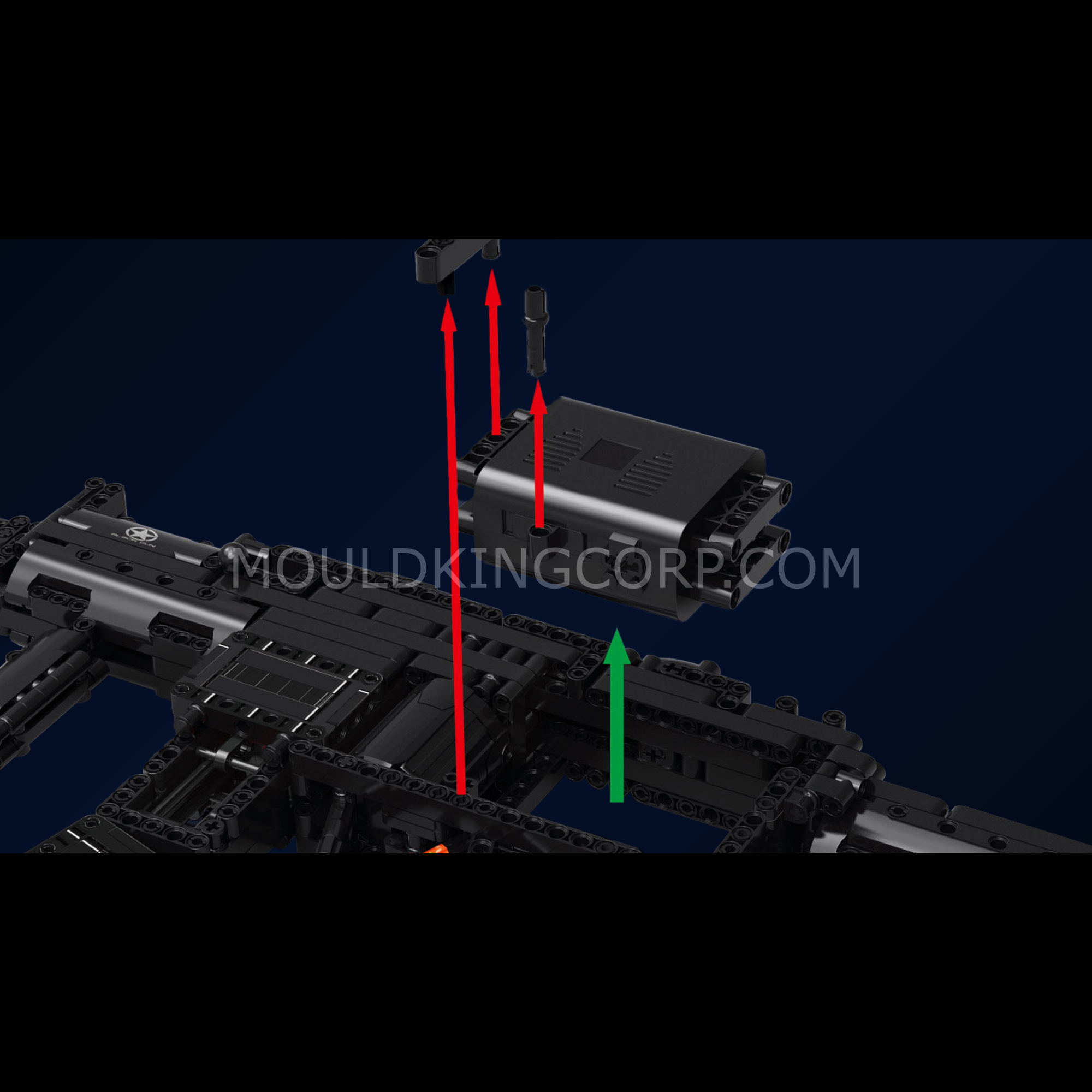 14001S MP5 Building Toy Motorized | 783 PCS | Modular Building Blocks - Image 3 of 6 | TheBrickTube