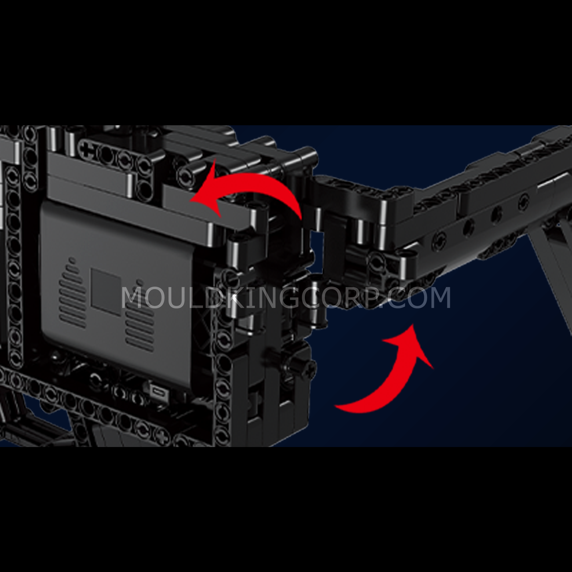 14001S MP5 Building Toy Motorized | 783 PCS | Modular Building Blocks - Image 4 of 6 | TheBrickTube