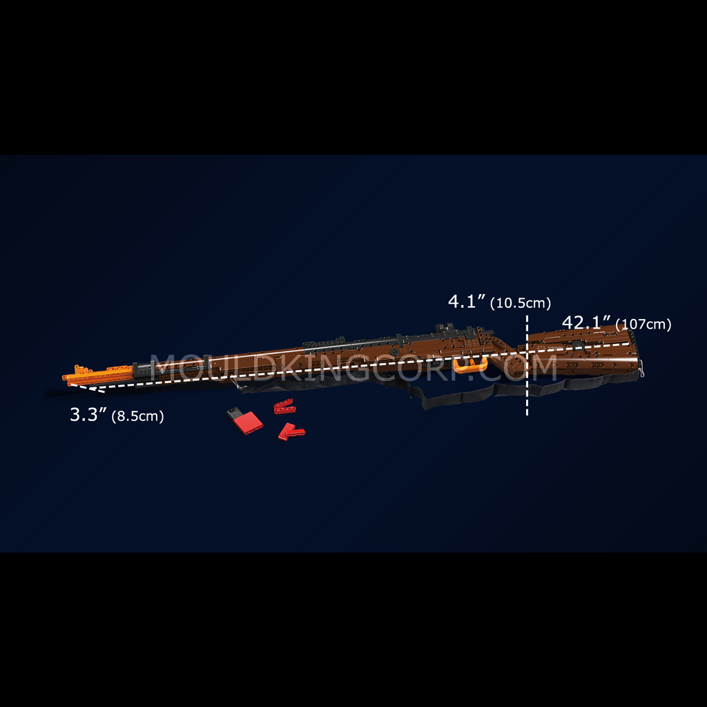 14002S Kar98k Building Toy Model Set | 1,025 Pcs | Modular Building Blocks - Image 6 of 6 | TheBrickTube