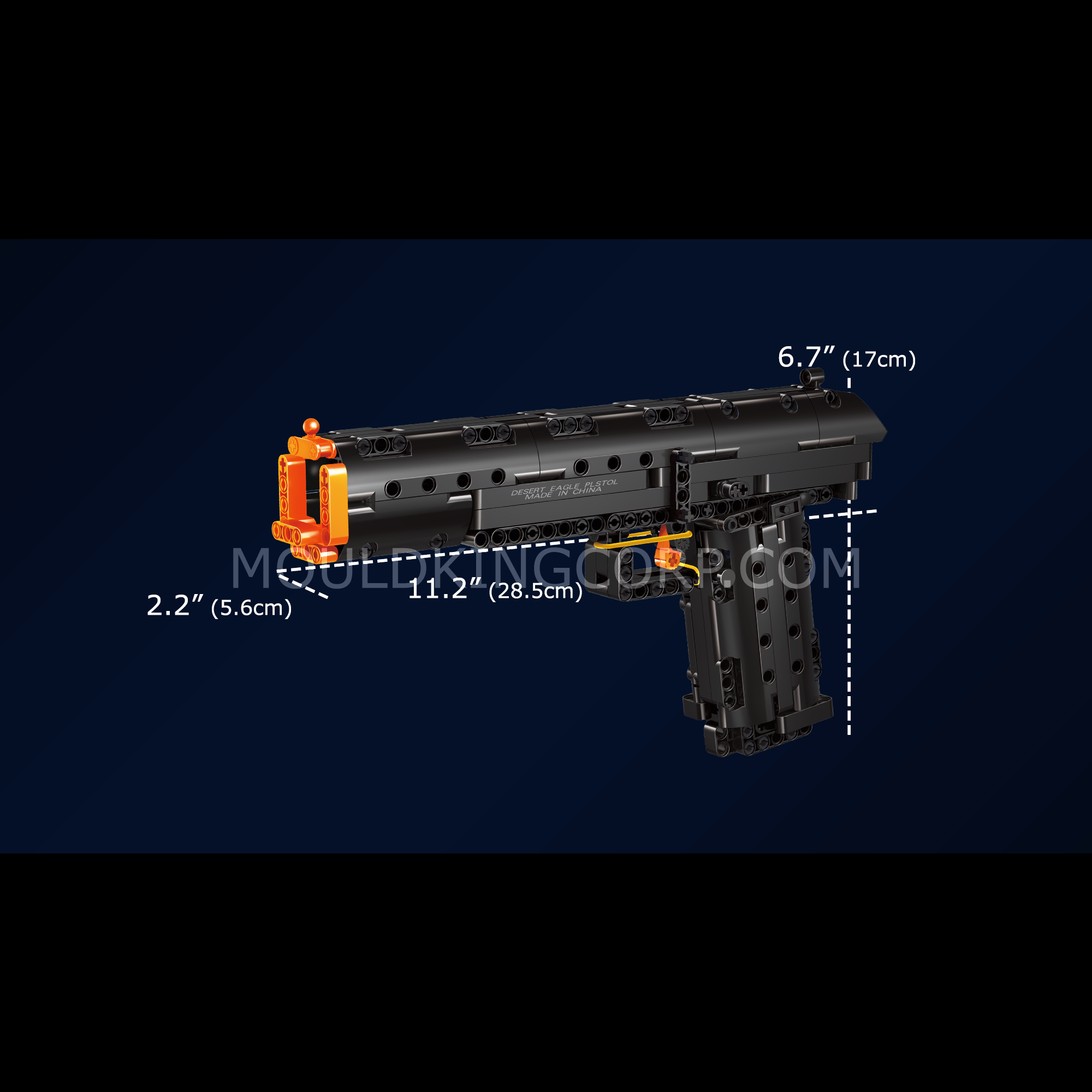 14004S Desert Eagle Building Toy Set | 563 PCS | Modular Building Blocks - Image 6 of 6 | TheBrickTube