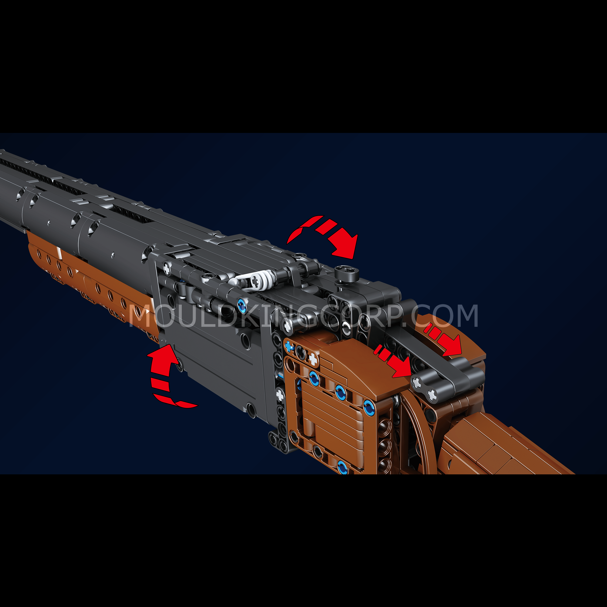 14016 Double Barrel Shot Toy Building Toy | 1,015 PCS | Modular Building Blocks - Image 4 of 6 | TheBrickTube