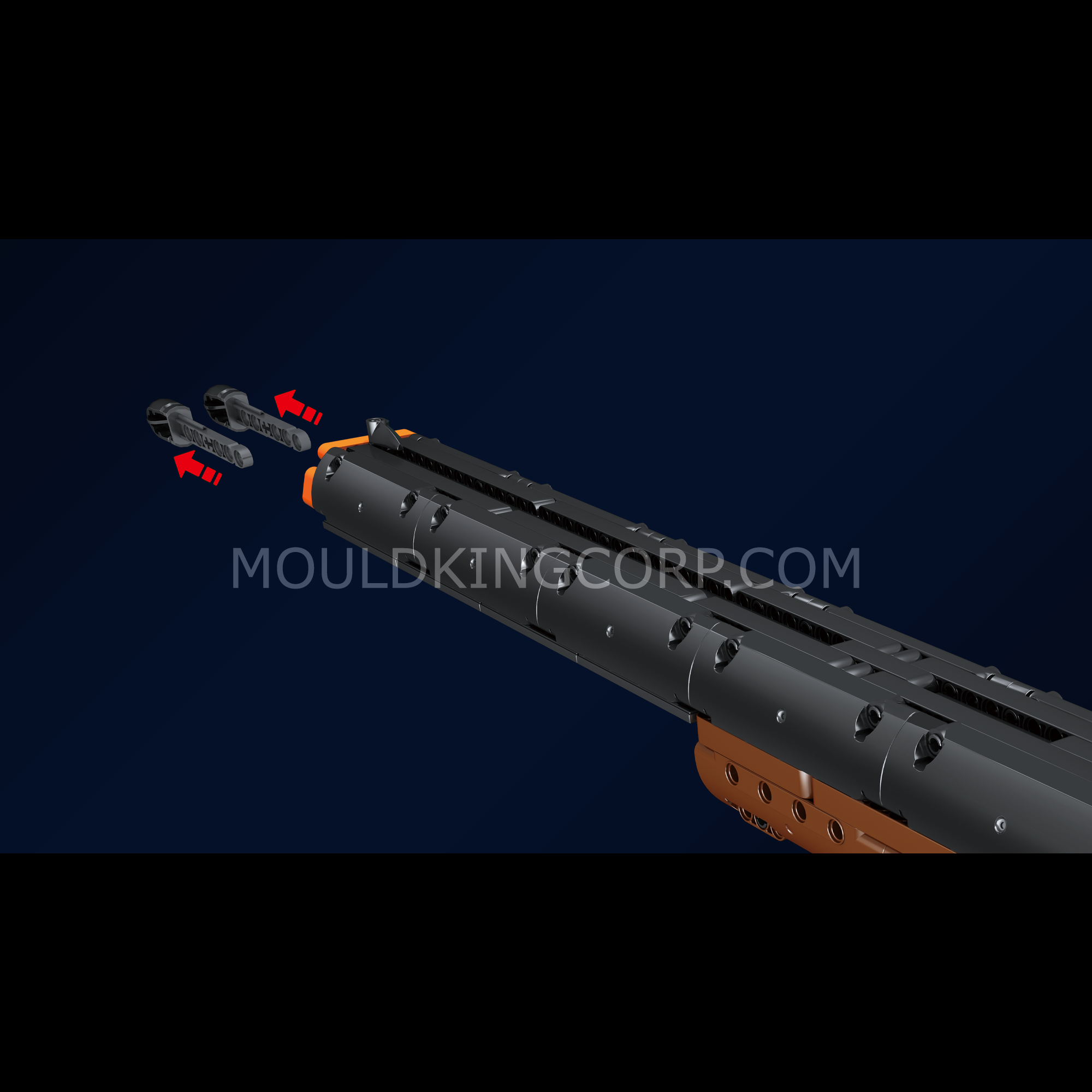 14016 Double Barrel Shot Toy Building Toy | 1,015 PCS | Modular Building Blocks - Image 5 of 6 | TheBrickTube