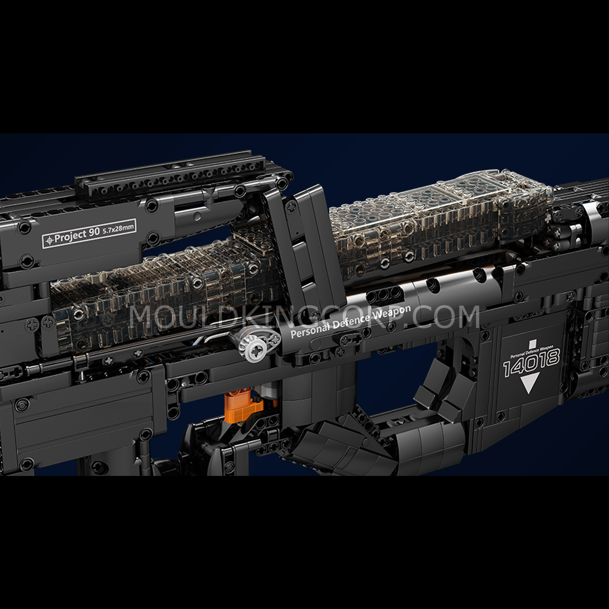 14018S P90 Submachine Building Toy Set | 1,589 PCS | Mechanical Building Set - Image 3 of 6 | TheBrickTube