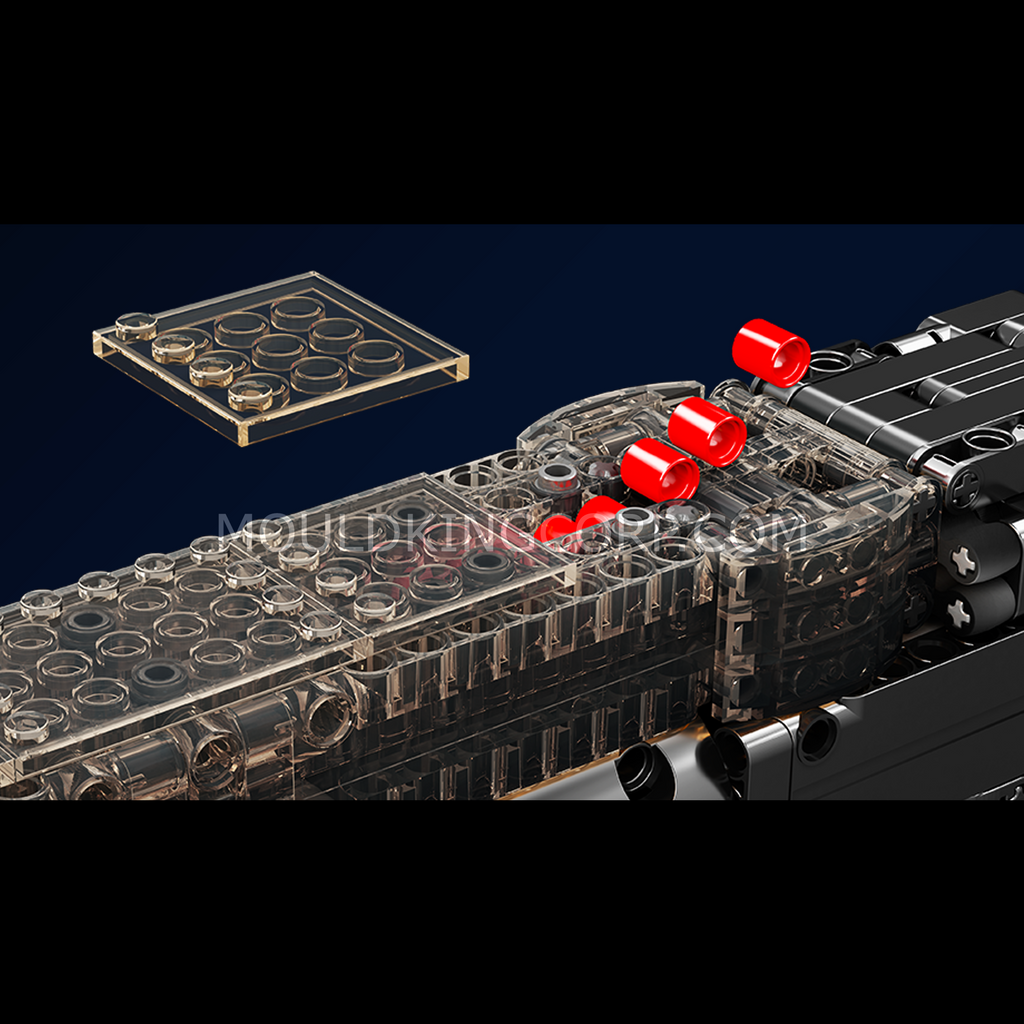 14018S P90 Submachine Building Toy Set | 1,589 PCS | Mechanical Building Set - Image 5 of 6 | TheBrickTube