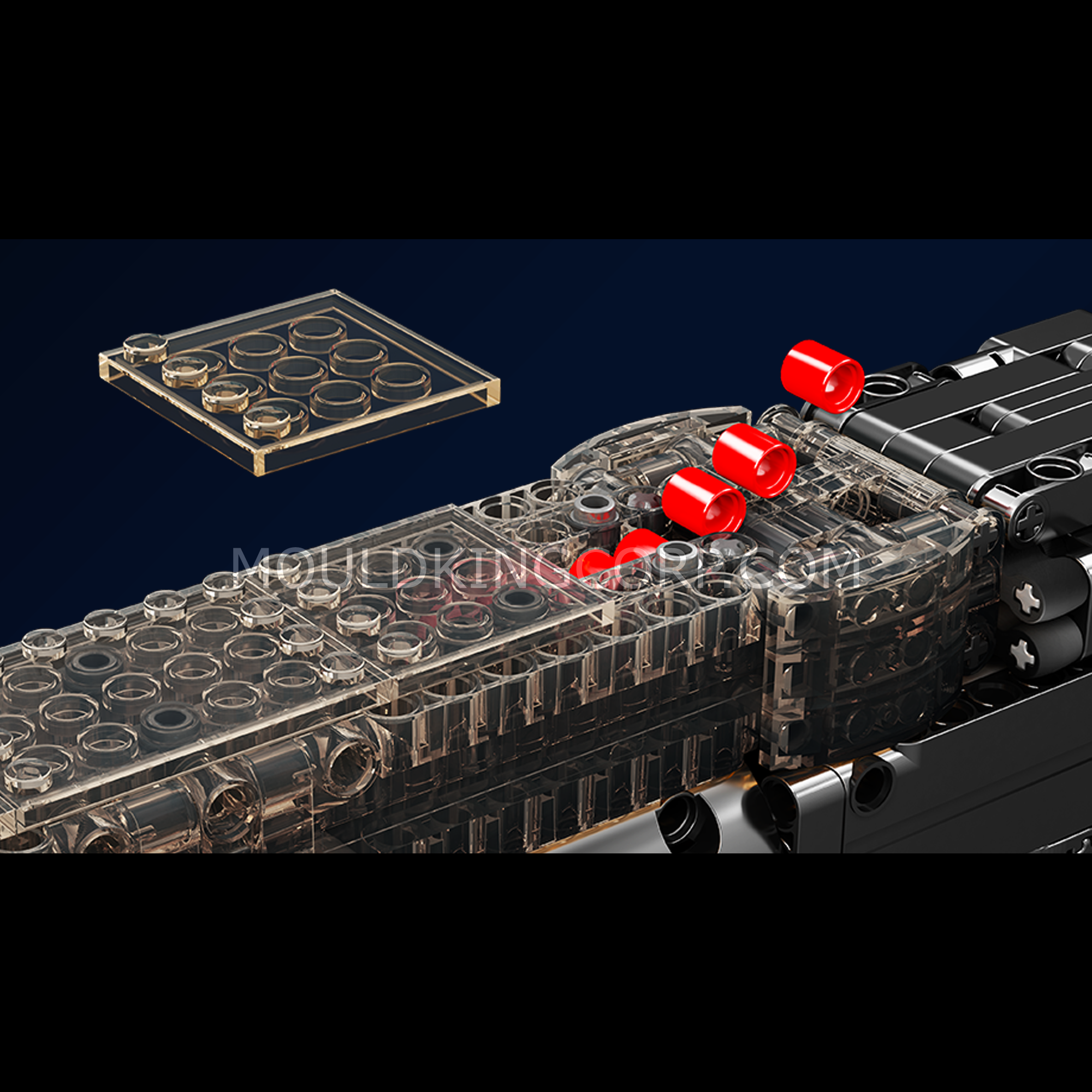 14018S P90 Submachine Building Toy Set | 1,589 PCS | Mechanical Building Set - Image 5 of 6 | TheBrickTube